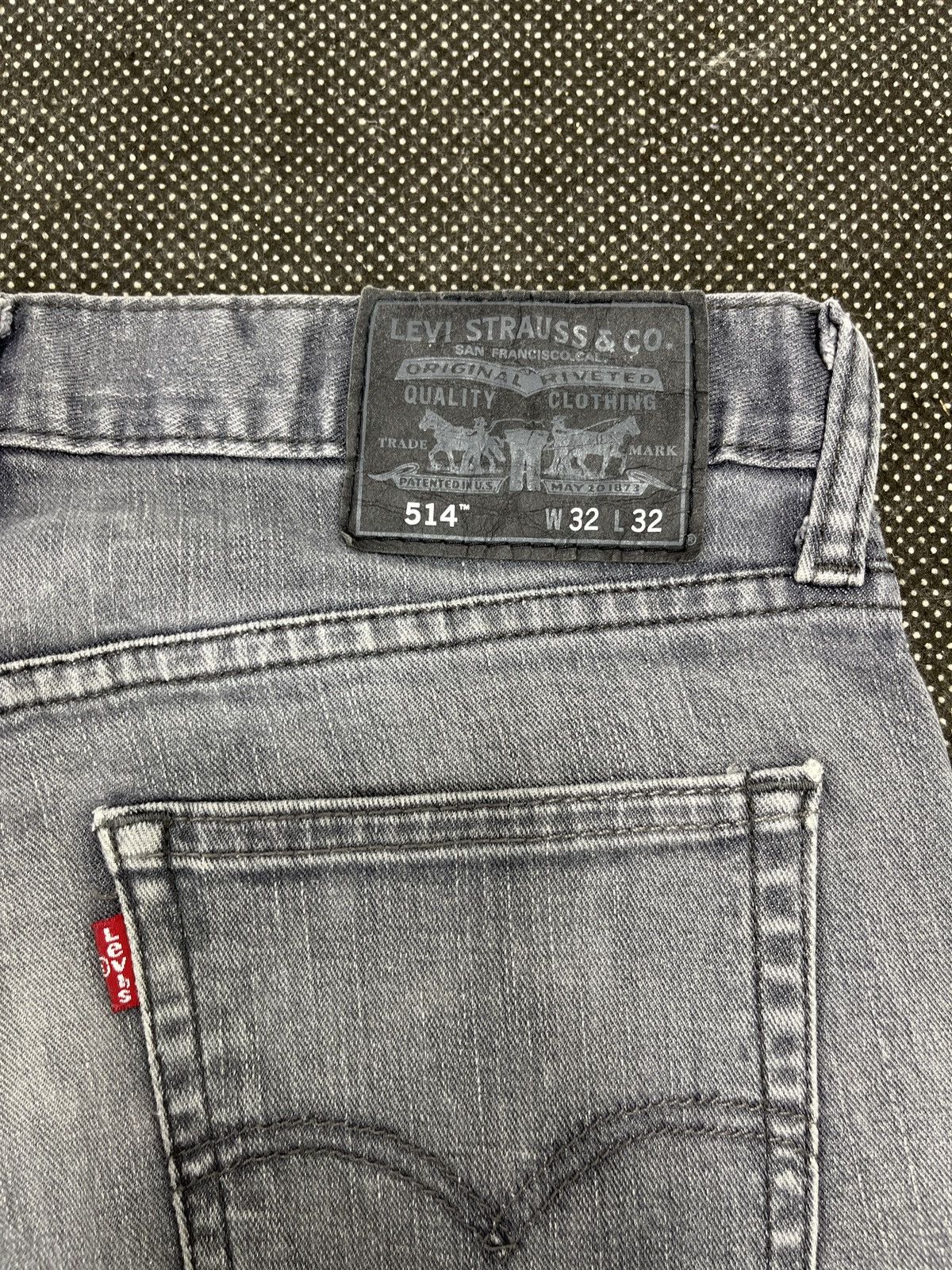 Levi's Vintage Levis 514 Jeans Faded Black Denim 33x32 - J415 Size US 33 - 10 Thumbnail