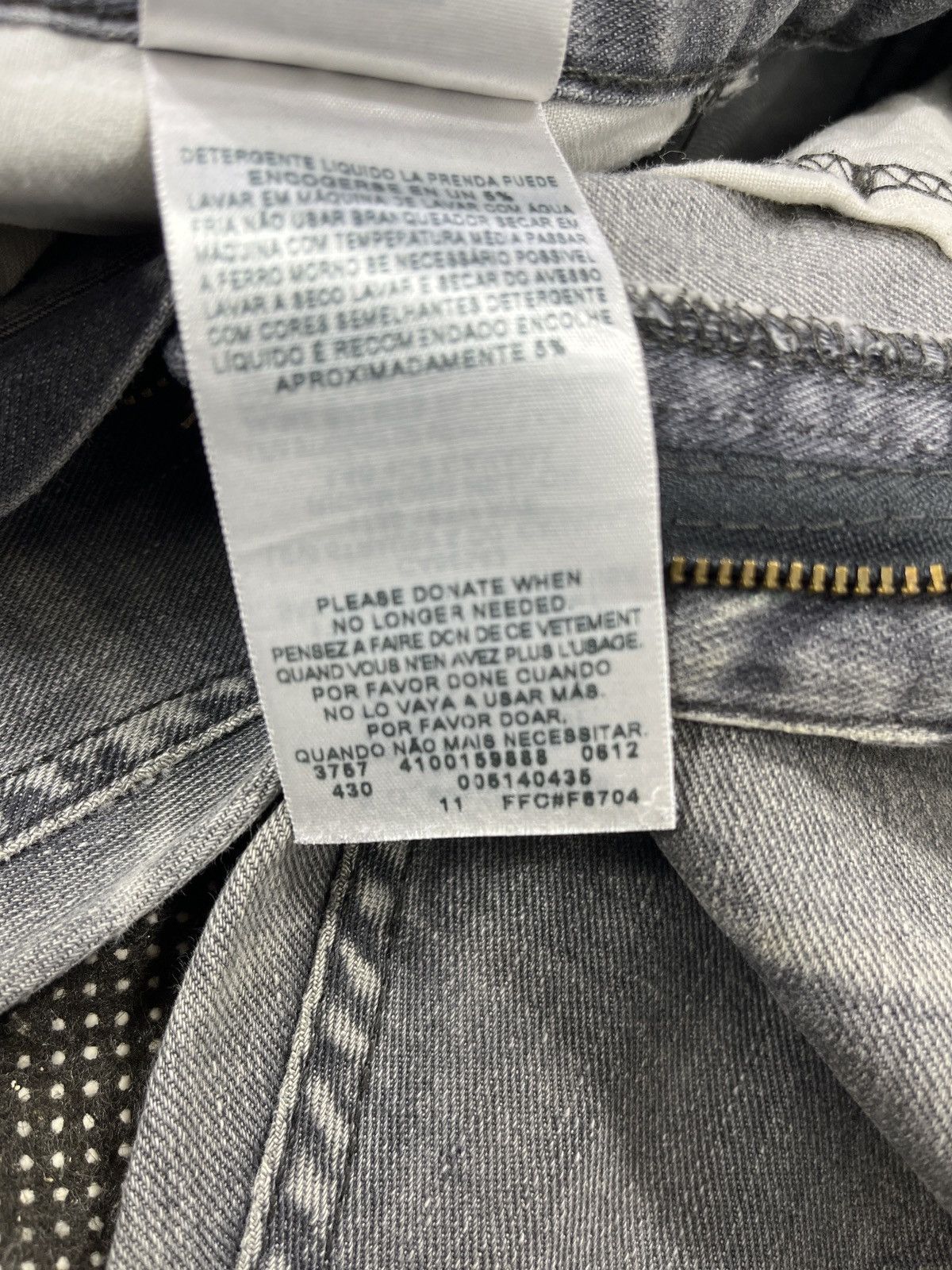 Levi's Vintage Levis 514 Jeans Faded Black Denim 33x32 - J415 Size US 33 - 8 Thumbnail