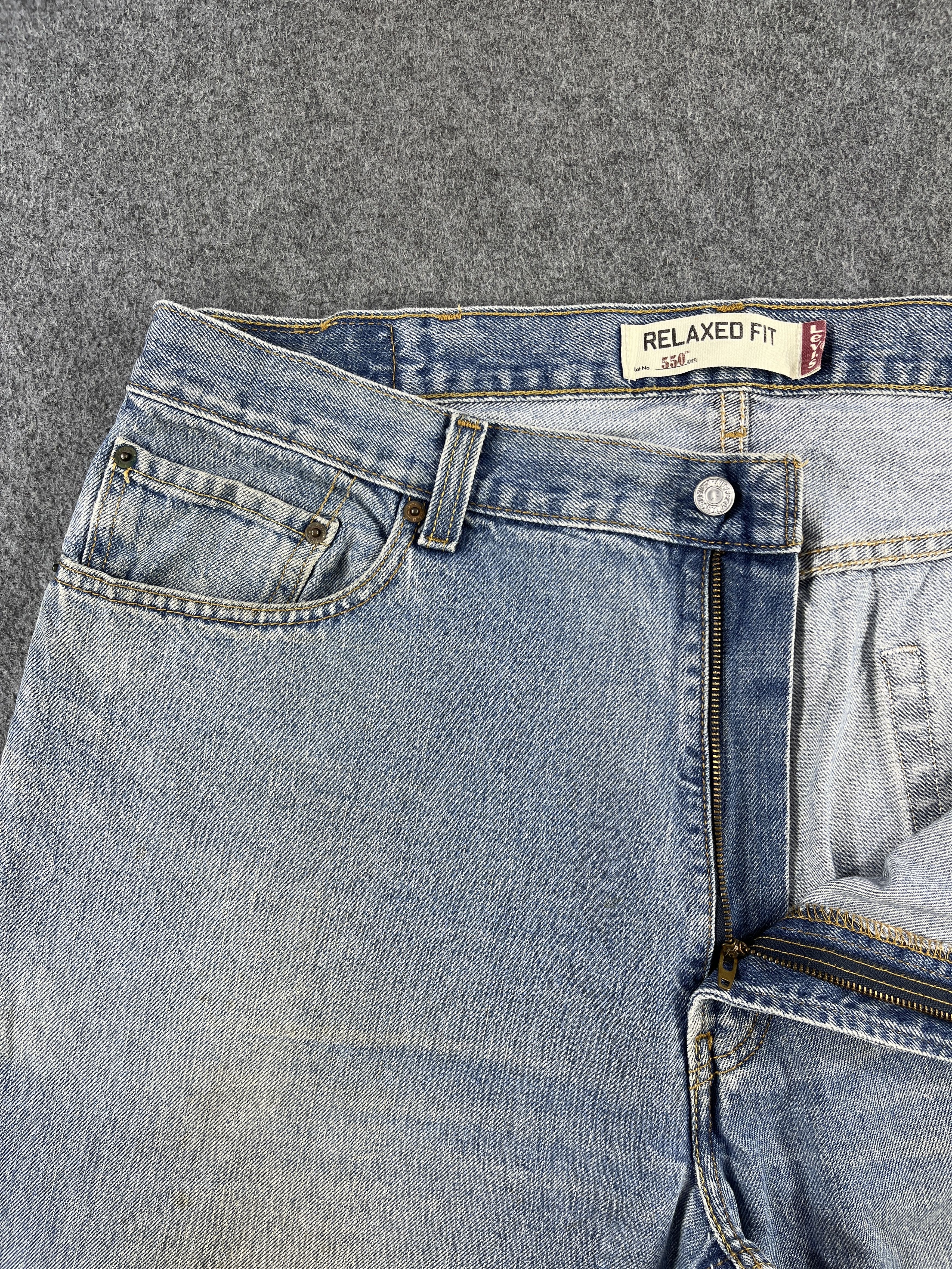 Levi's Dirty Wash Vintage Levis 550 Jeans - J212 Size US 40 / EU 56 - 6 Thumbnail