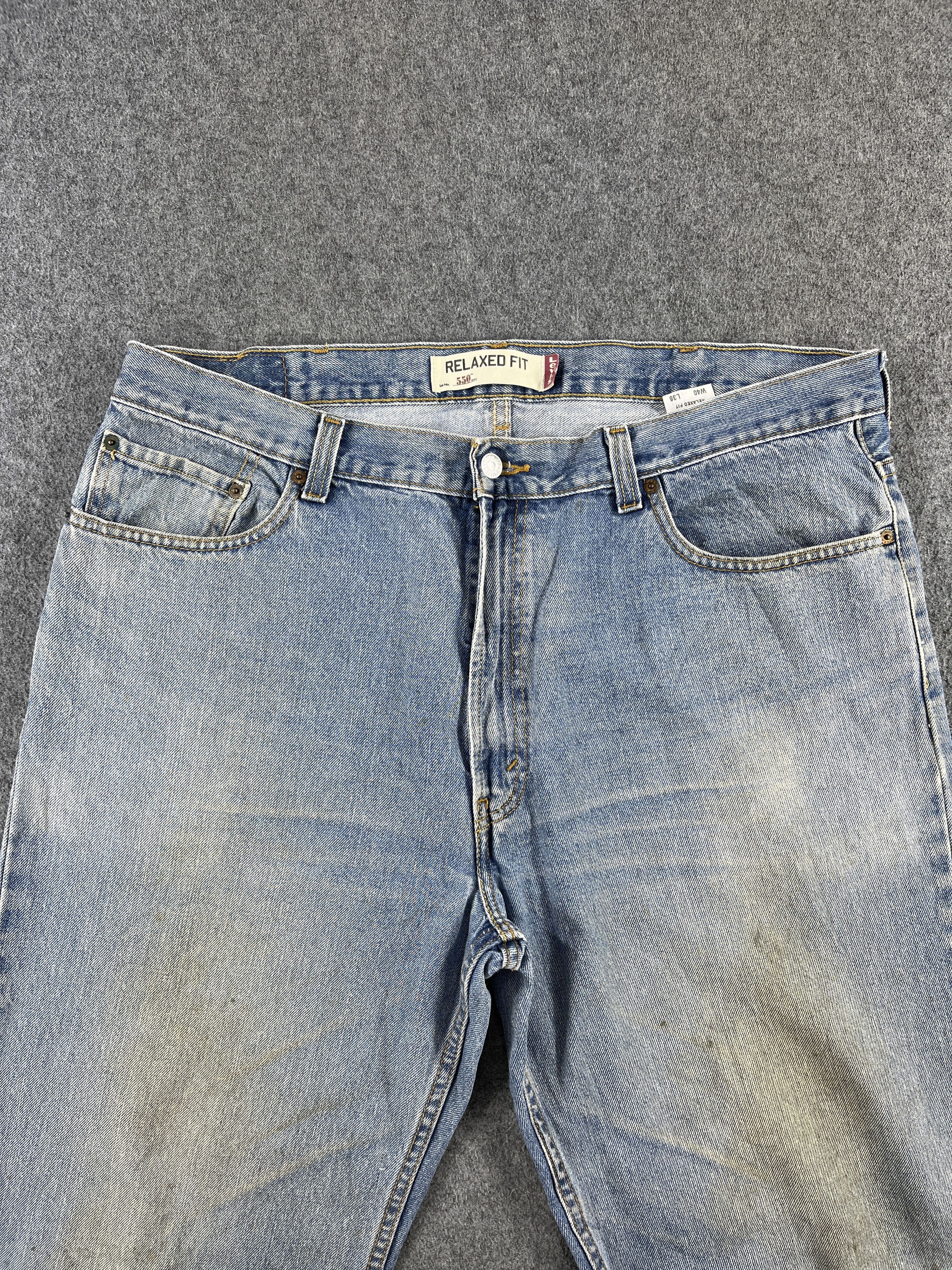 Levi's Dirty Wash Vintage Levis 550 Jeans - J212 Size US 40 / EU 56 - 3 Thumbnail