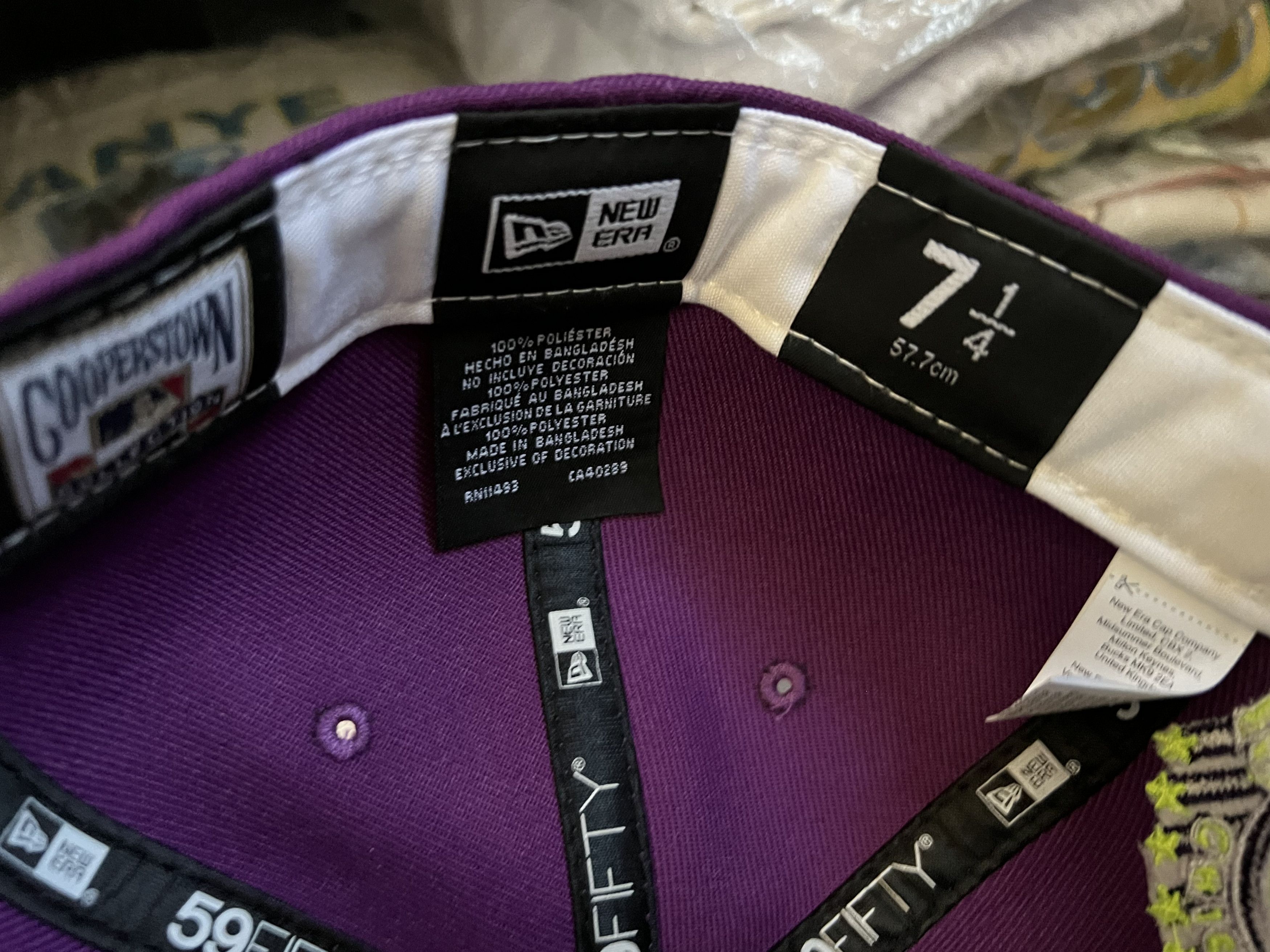 MLB 7 1/2 Topperzstore Exclusive Chicago Cubs Grape Volt Edition Size ONE SIZE - 5 Thumbnail