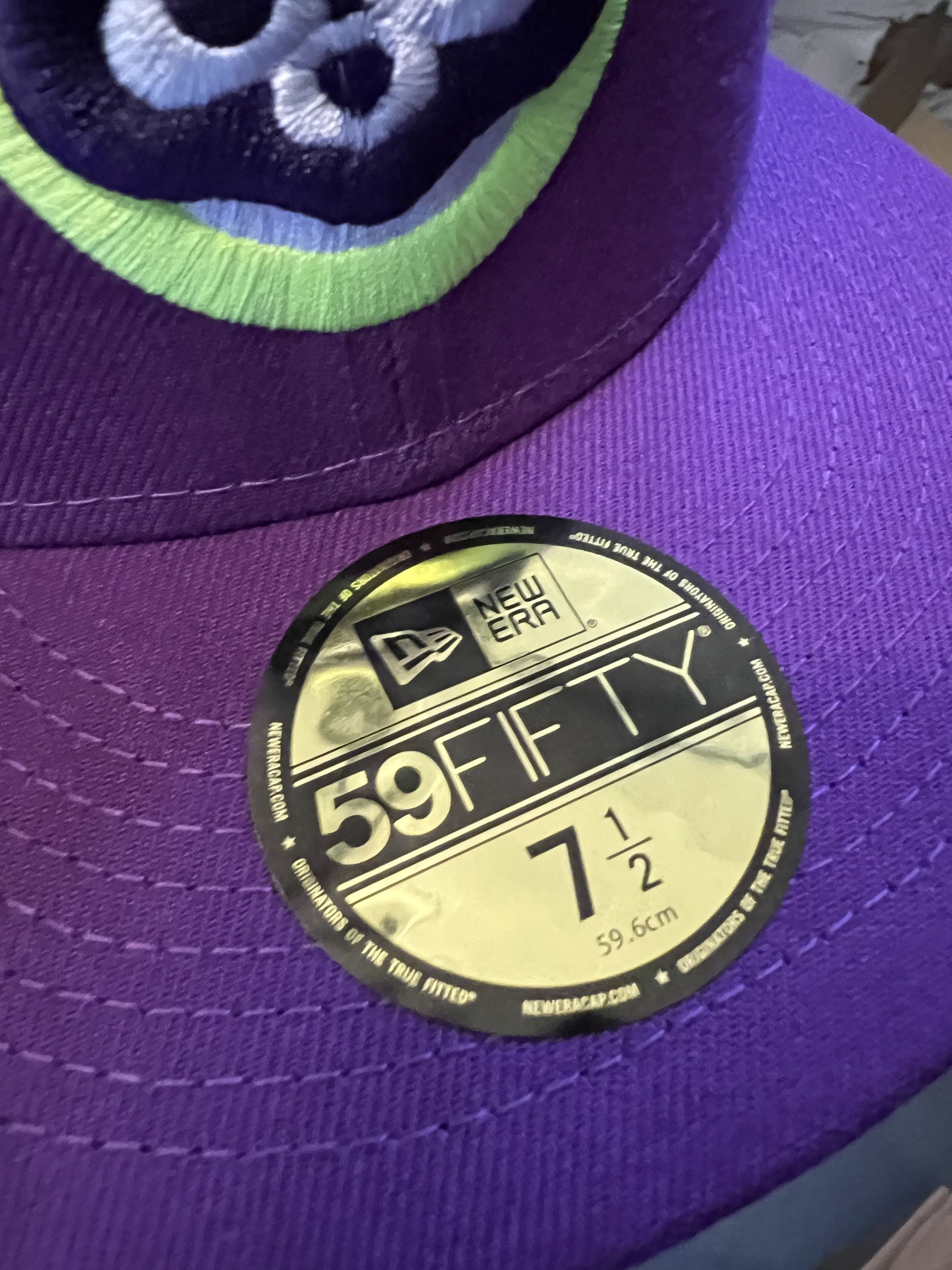 MLB 7 1/2 Topperzstore Exclusive Chicago Cubs Grape Volt Edition Size ONE SIZE - 6 Thumbnail
