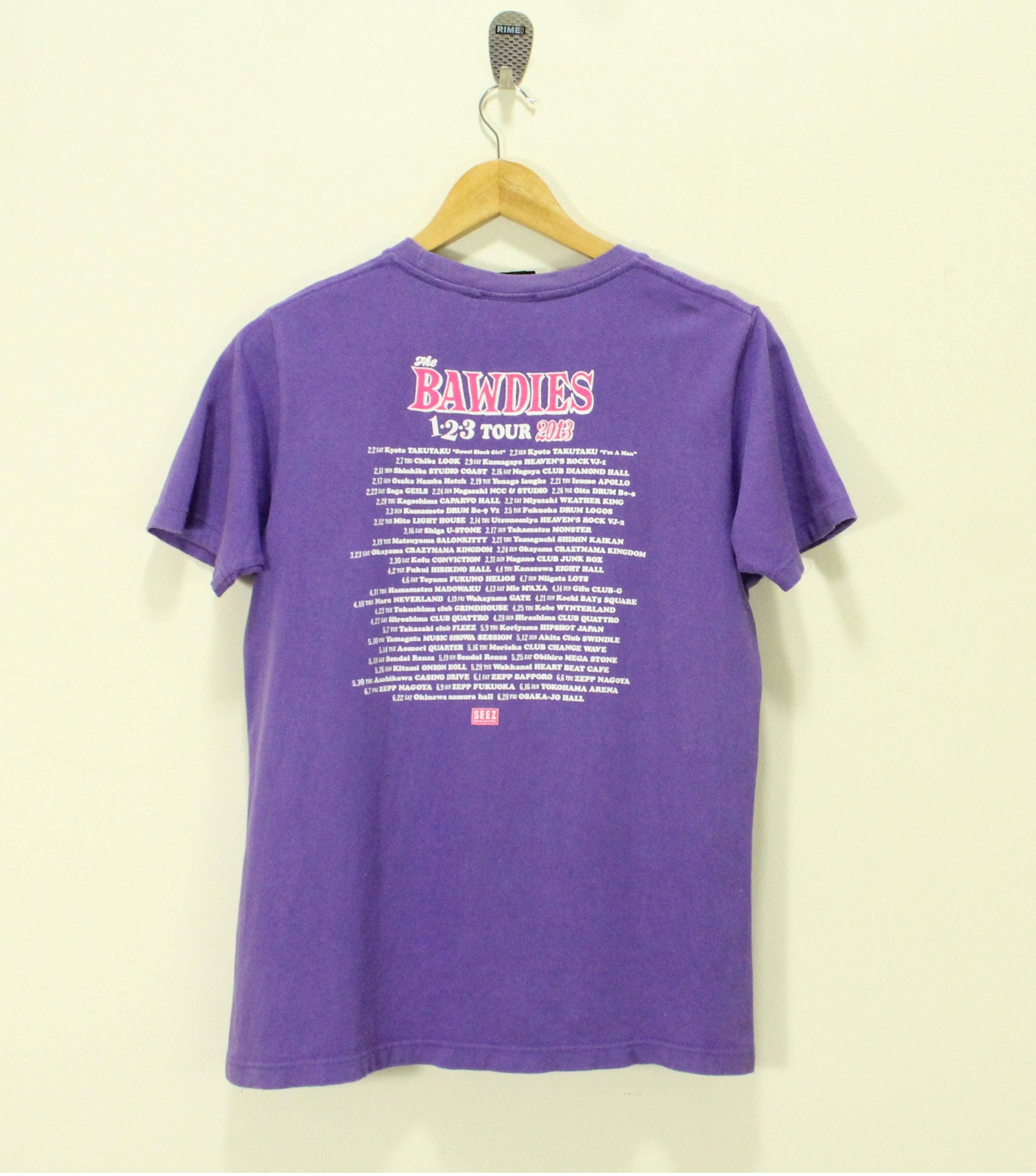 Japanese Brand ROCKIN JELLY BEAN T Shirt THE BAWDIES 123 Tour 2013 Size US S / EU 44-46 / 1 - 2 Thumbnail