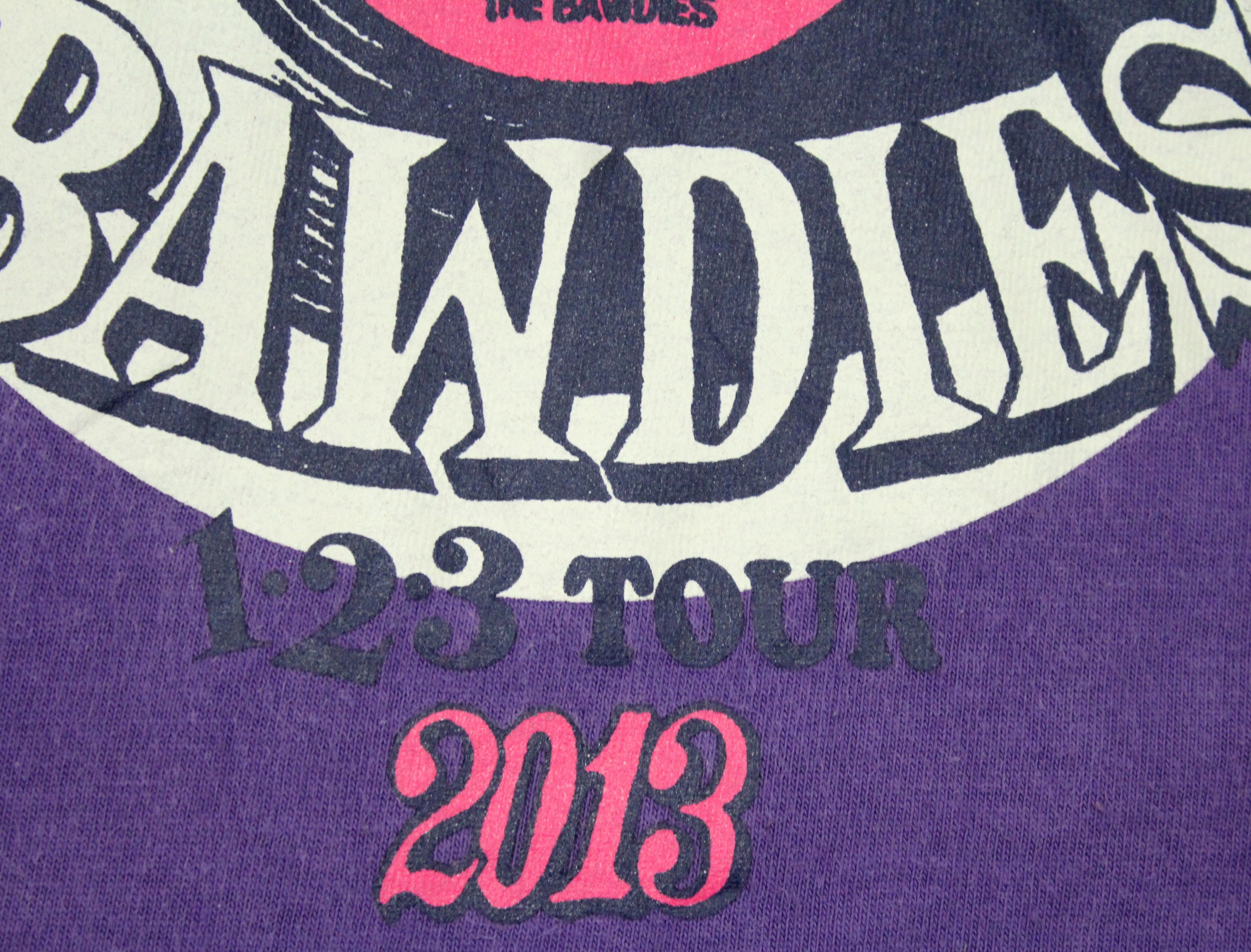 Japanese Brand ROCKIN JELLY BEAN T Shirt THE BAWDIES 123 Tour 2013 Size US S / EU 44-46 / 1 - 7 Thumbnail