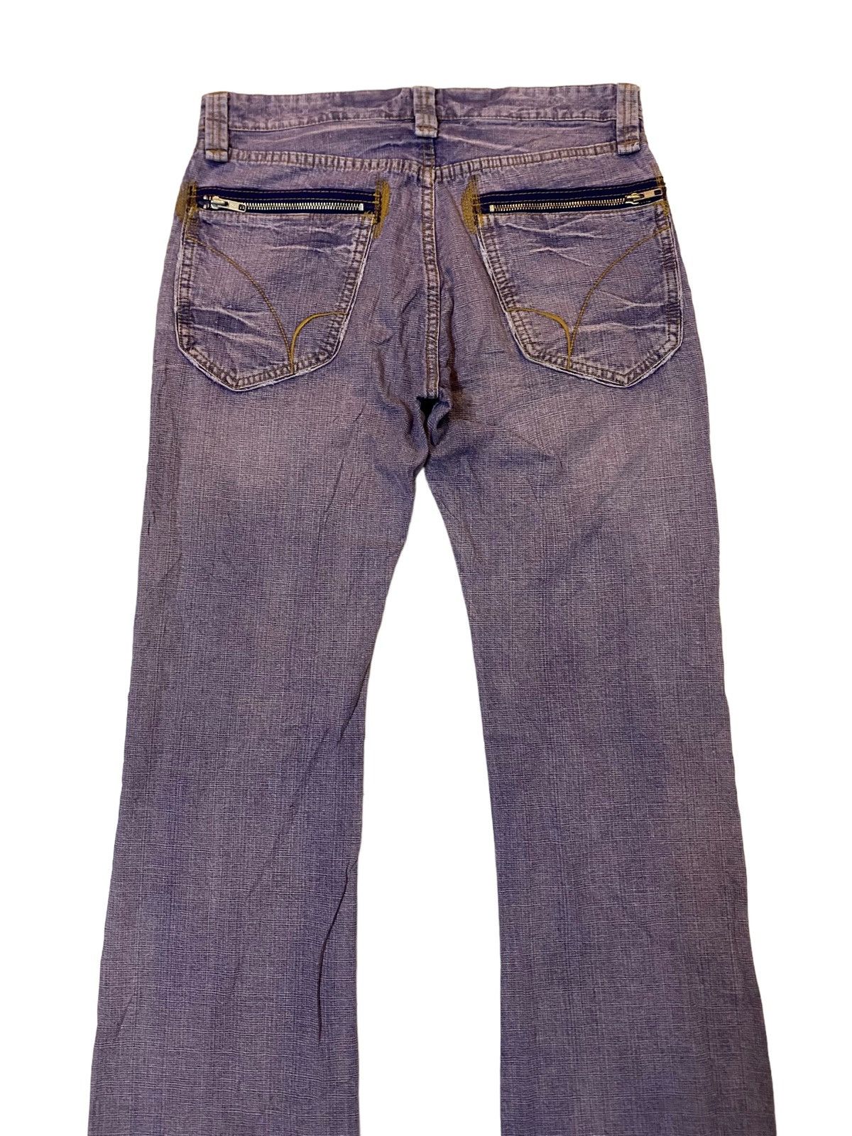 Japanese Brand 🔥Vintage Flare Japanese Back Number Pant Size US 31 - 5 Thumbnail