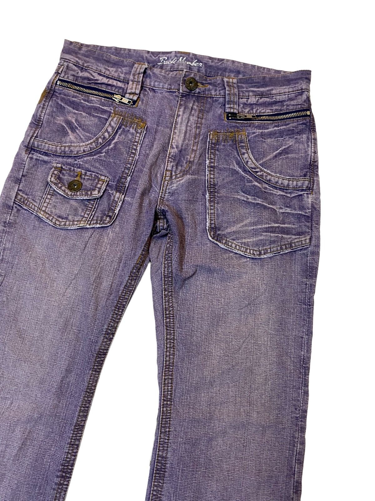 Japanese Brand 🔥Vintage Flare Japanese Back Number Pant Size US 31 - 6 Thumbnail
