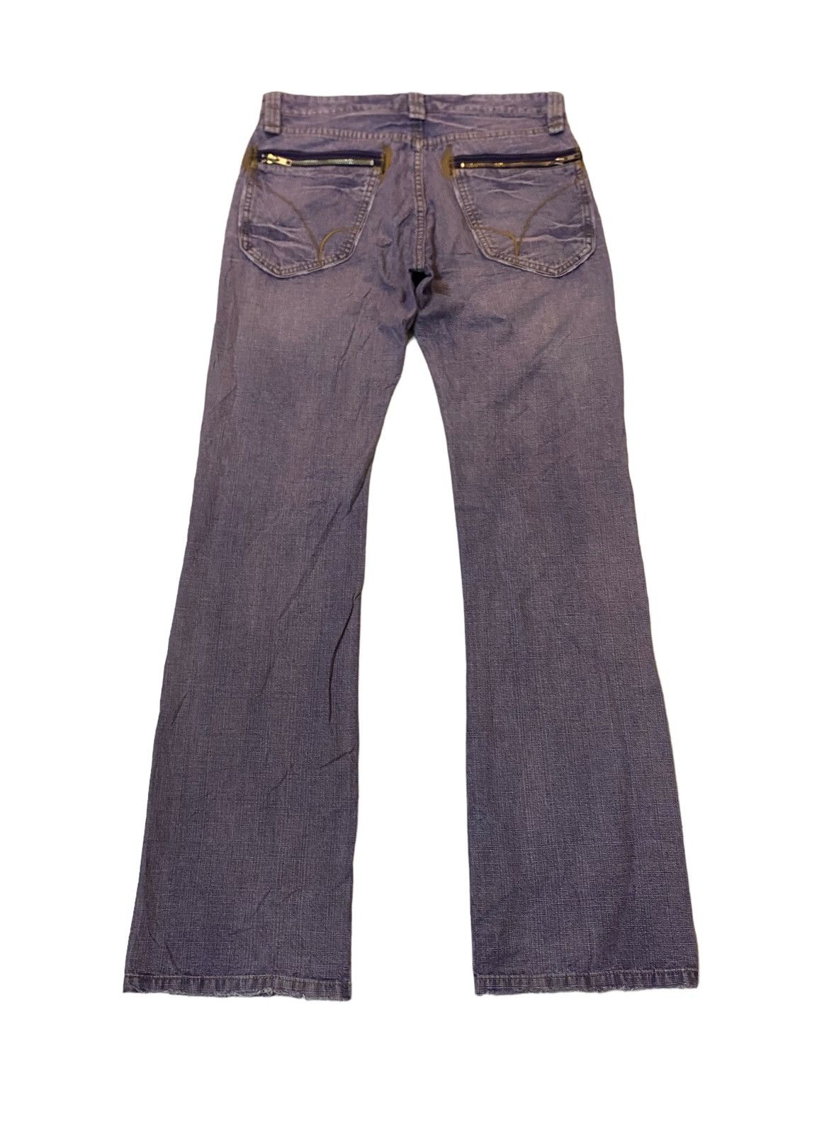 Japanese Brand 🔥Vintage Flare Japanese Back Number Pant Size US 31 - 4 Thumbnail