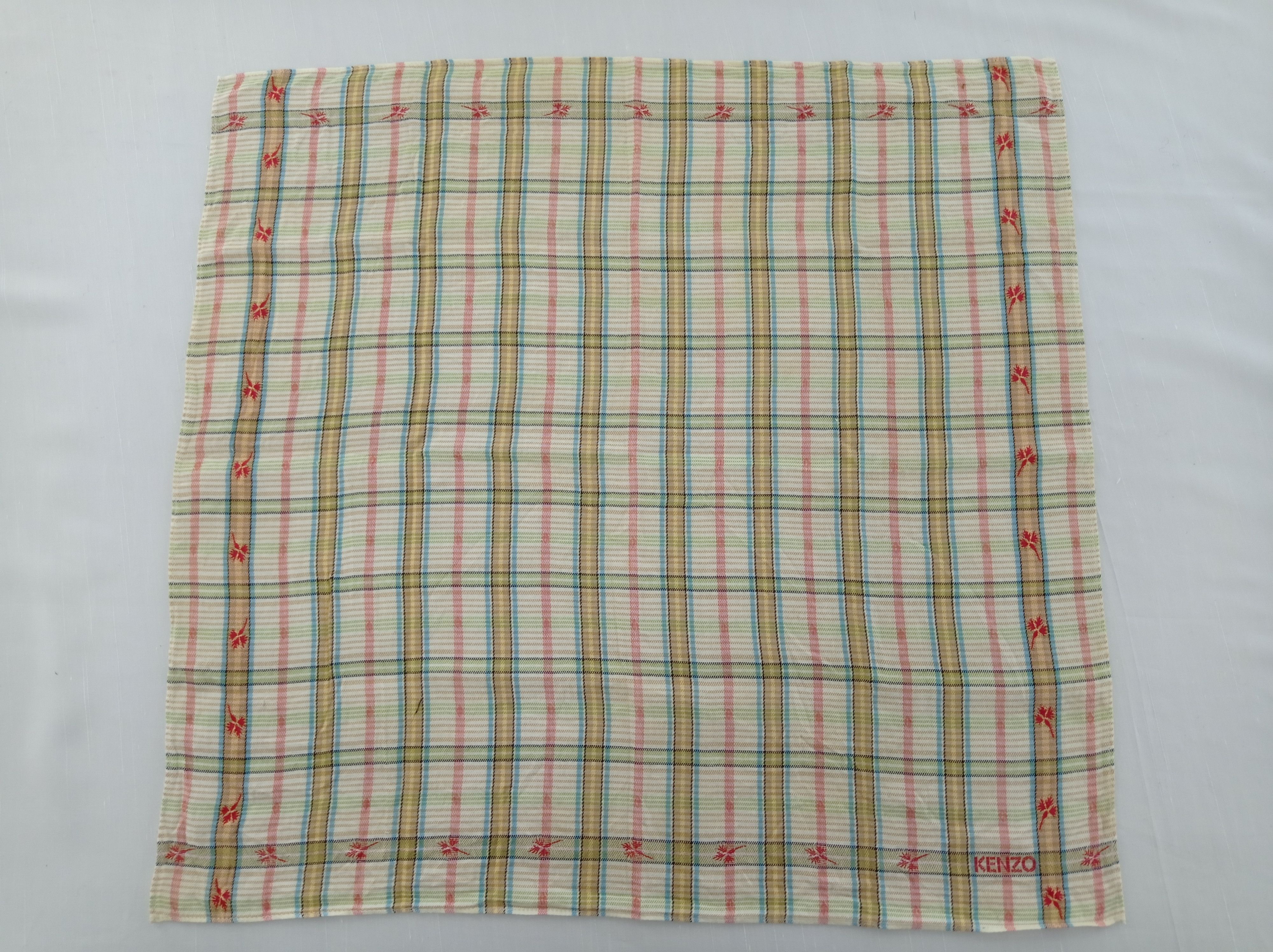 Kenzo × Vintage Vintage Kenzo Handkerchief / Neckwear / Bandana Size ONE SIZE - 3 Thumbnail
