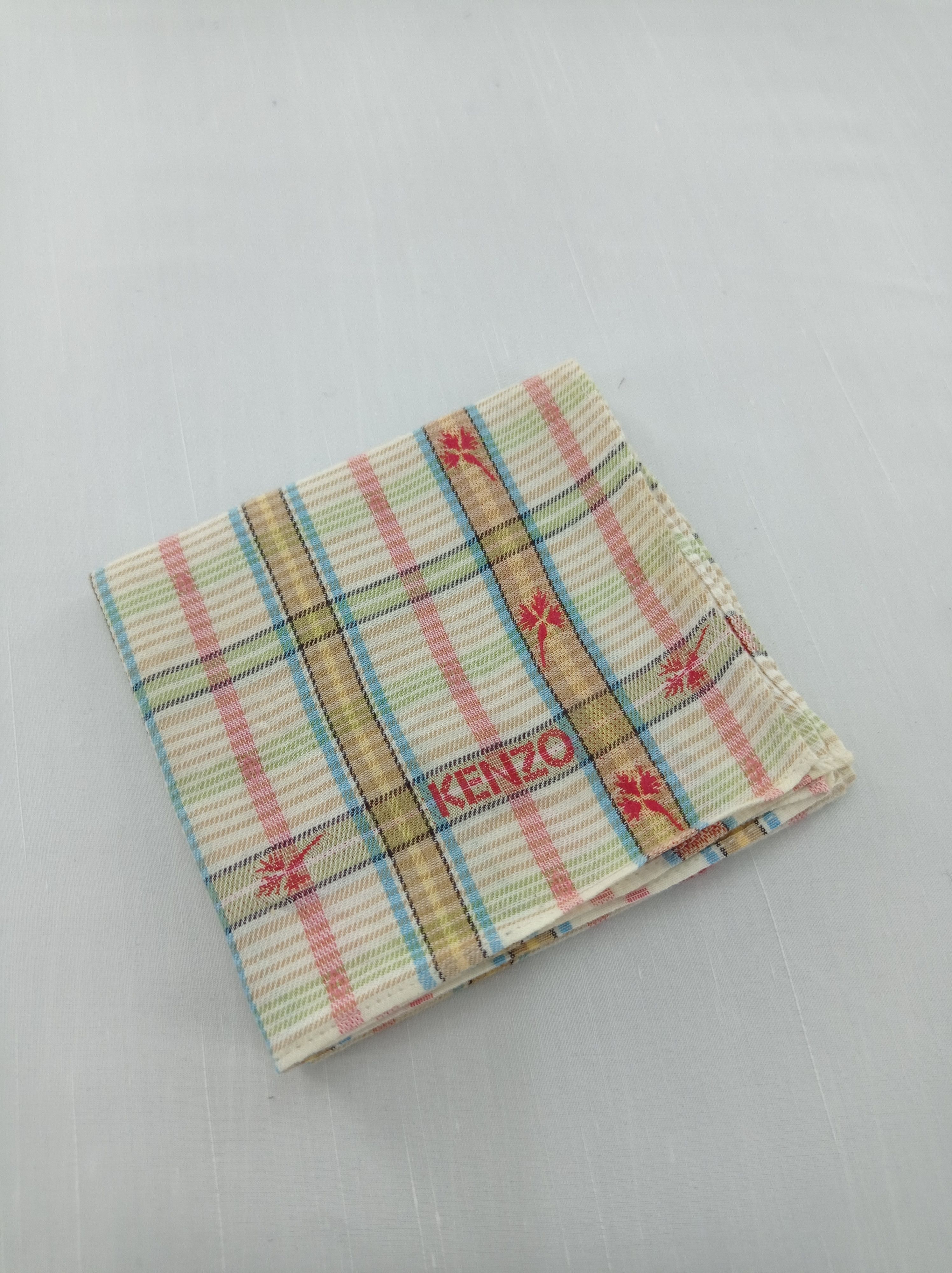 Kenzo × Vintage Vintage Kenzo Handkerchief / Neckwear / Bandana Size ONE SIZE - 2 Thumbnail
