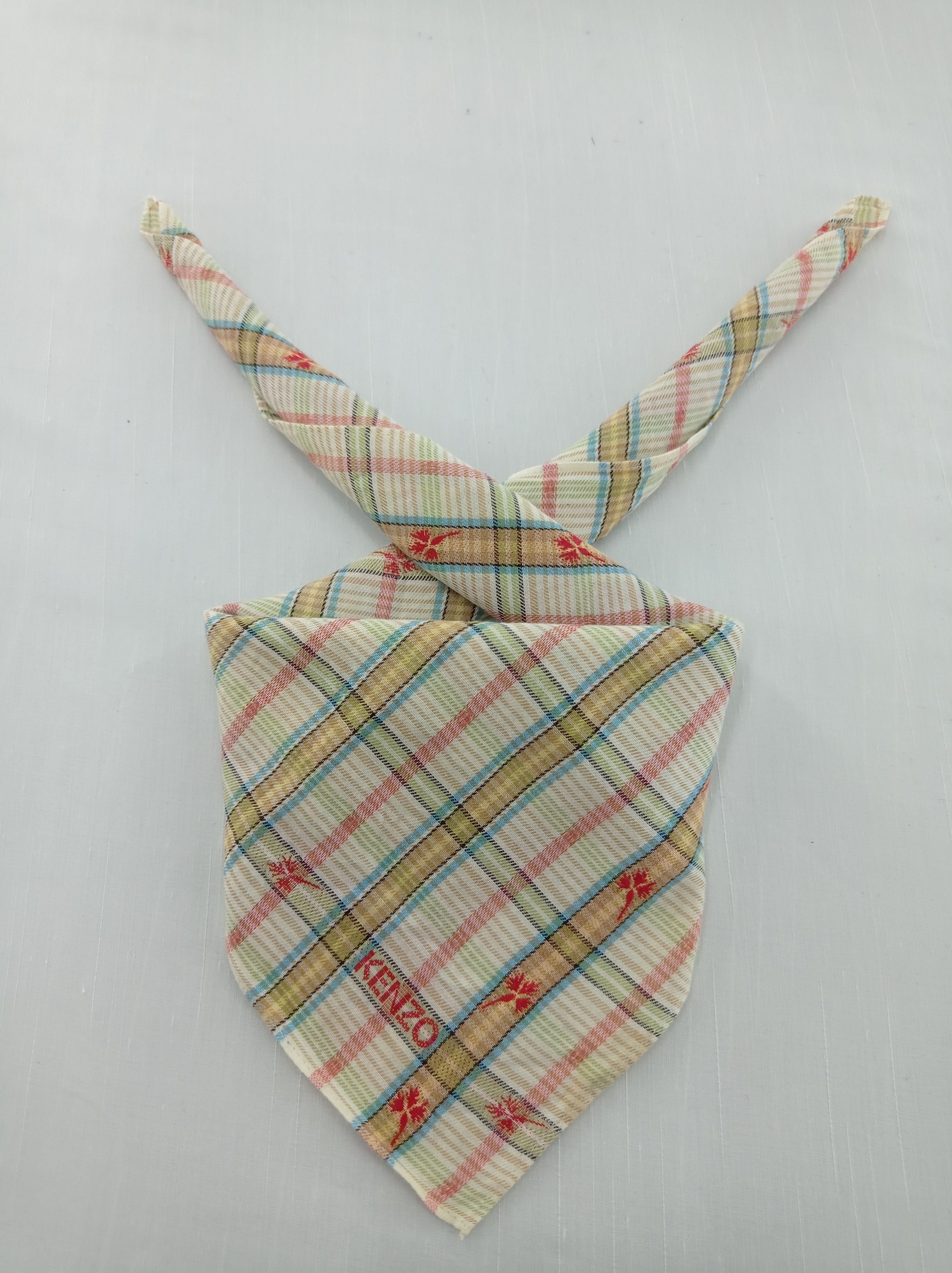 Kenzo × Vintage Vintage Kenzo Handkerchief / Neckwear / Bandana Size ONE SIZE - 1 Thumbnail