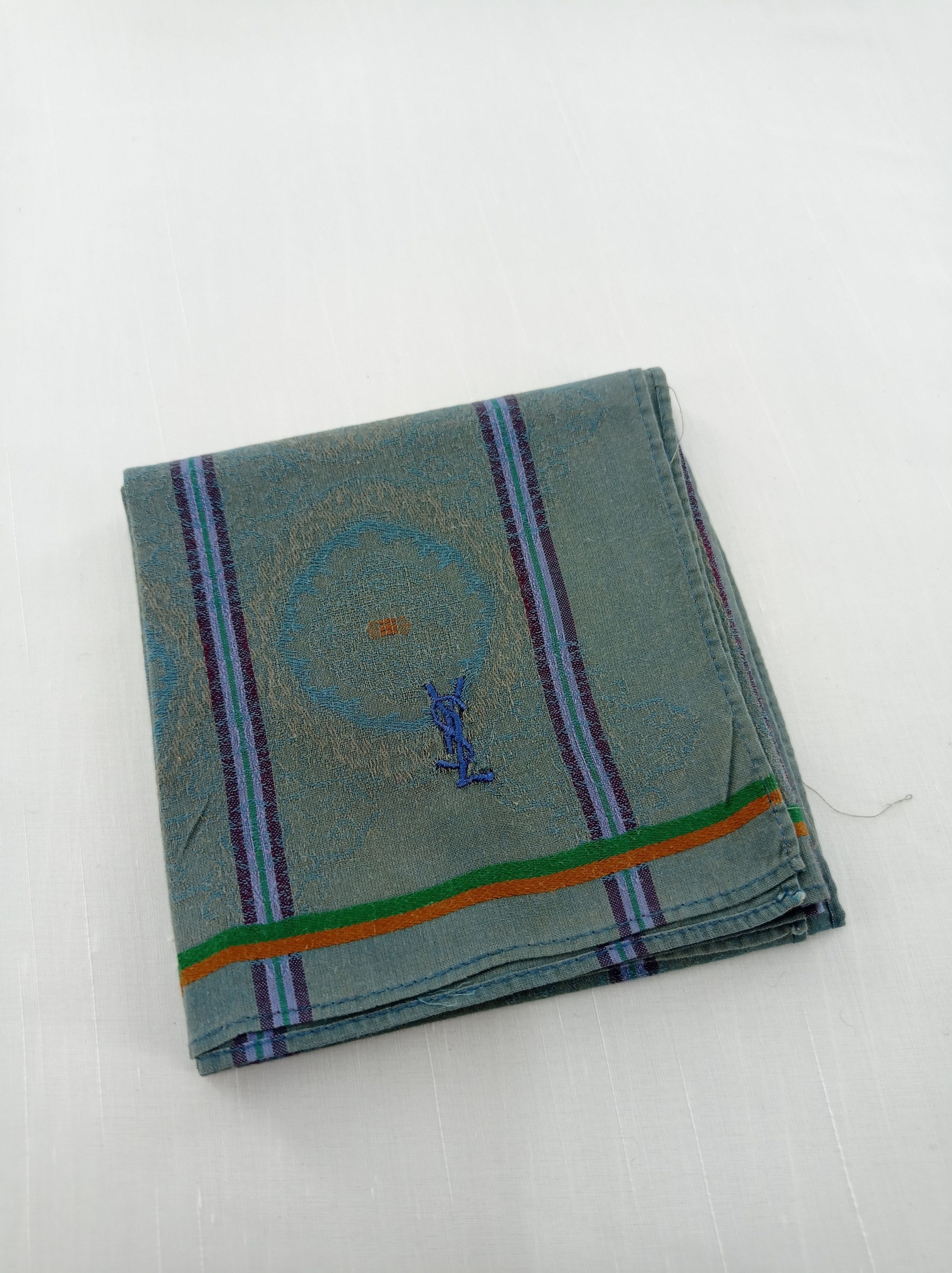 Vintage × Yves Saint Laurent Vintage Yves Saint Laurent Handkerchief / Neckwear / Bandana Size ONE SIZE - 2 Thumbnail