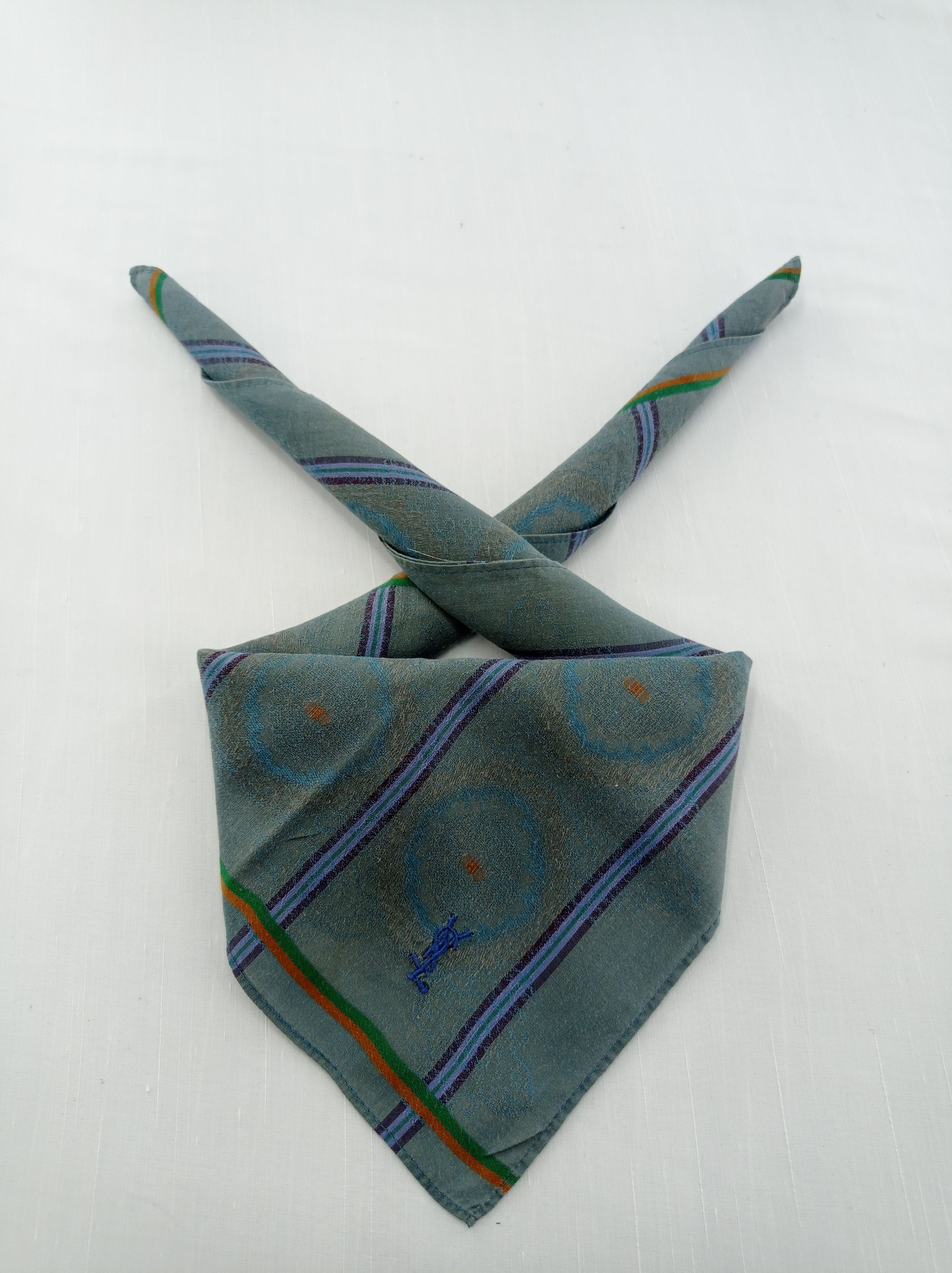 Vintage × Yves Saint Laurent Vintage Yves Saint Laurent Handkerchief / Neckwear / Bandana Size ONE SIZE - 1 Thumbnail