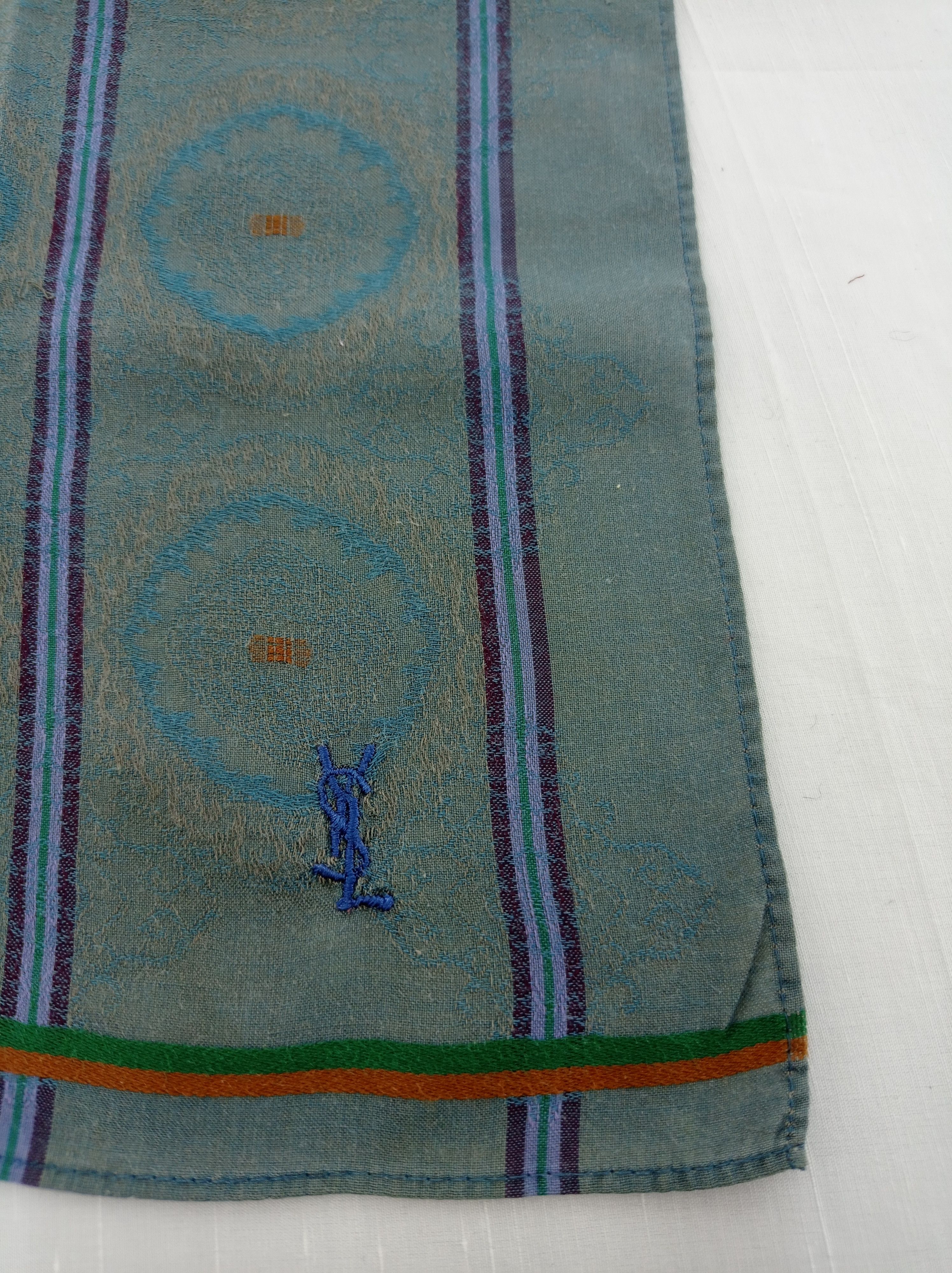 Vintage × Yves Saint Laurent Vintage Yves Saint Laurent Handkerchief / Neckwear / Bandana Size ONE SIZE - 4 Thumbnail