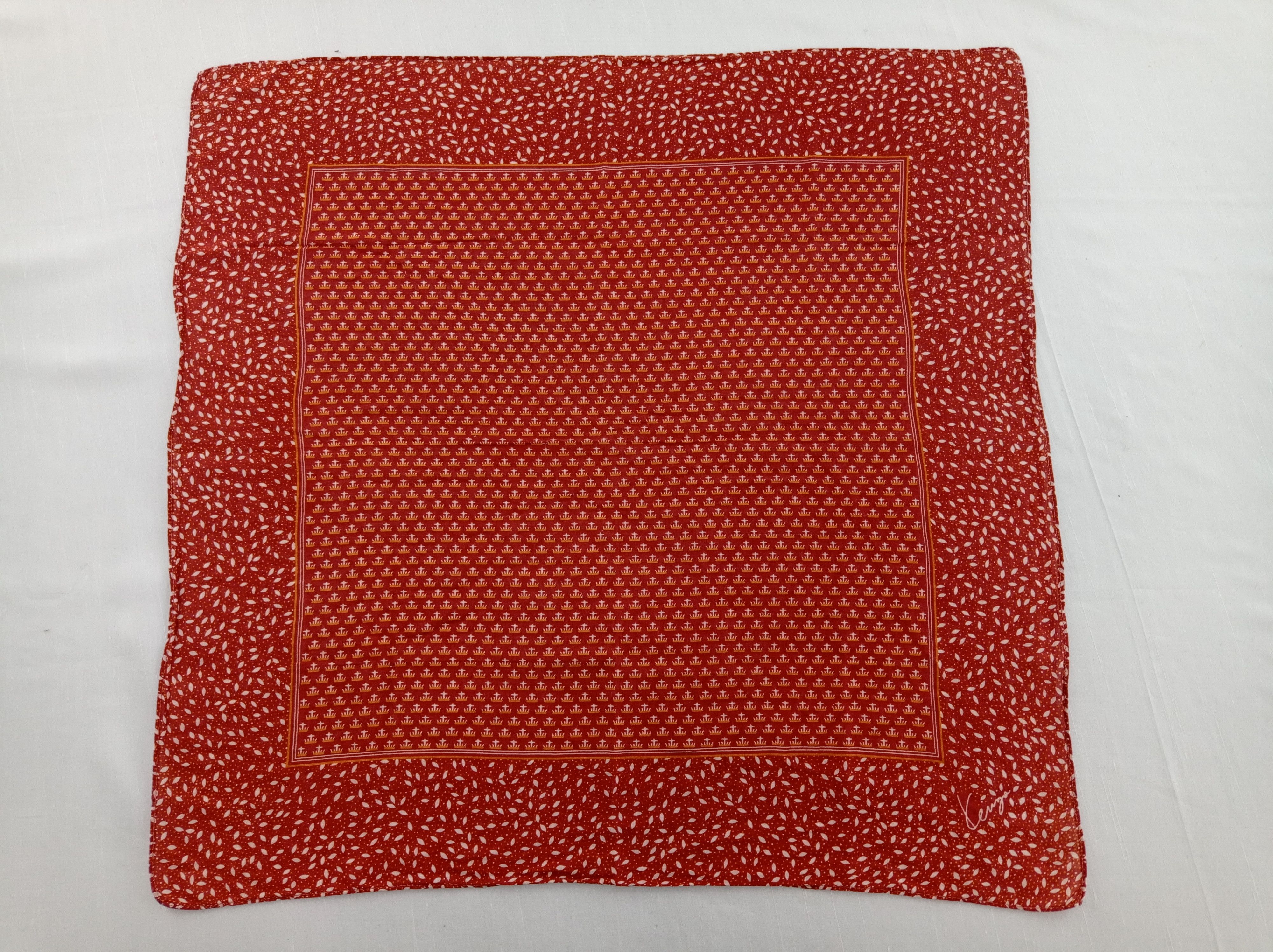 Kenzo × Vintage Kenzo Handkerchief / Neckwear / Bandana Size ONE SIZE - 3 Thumbnail