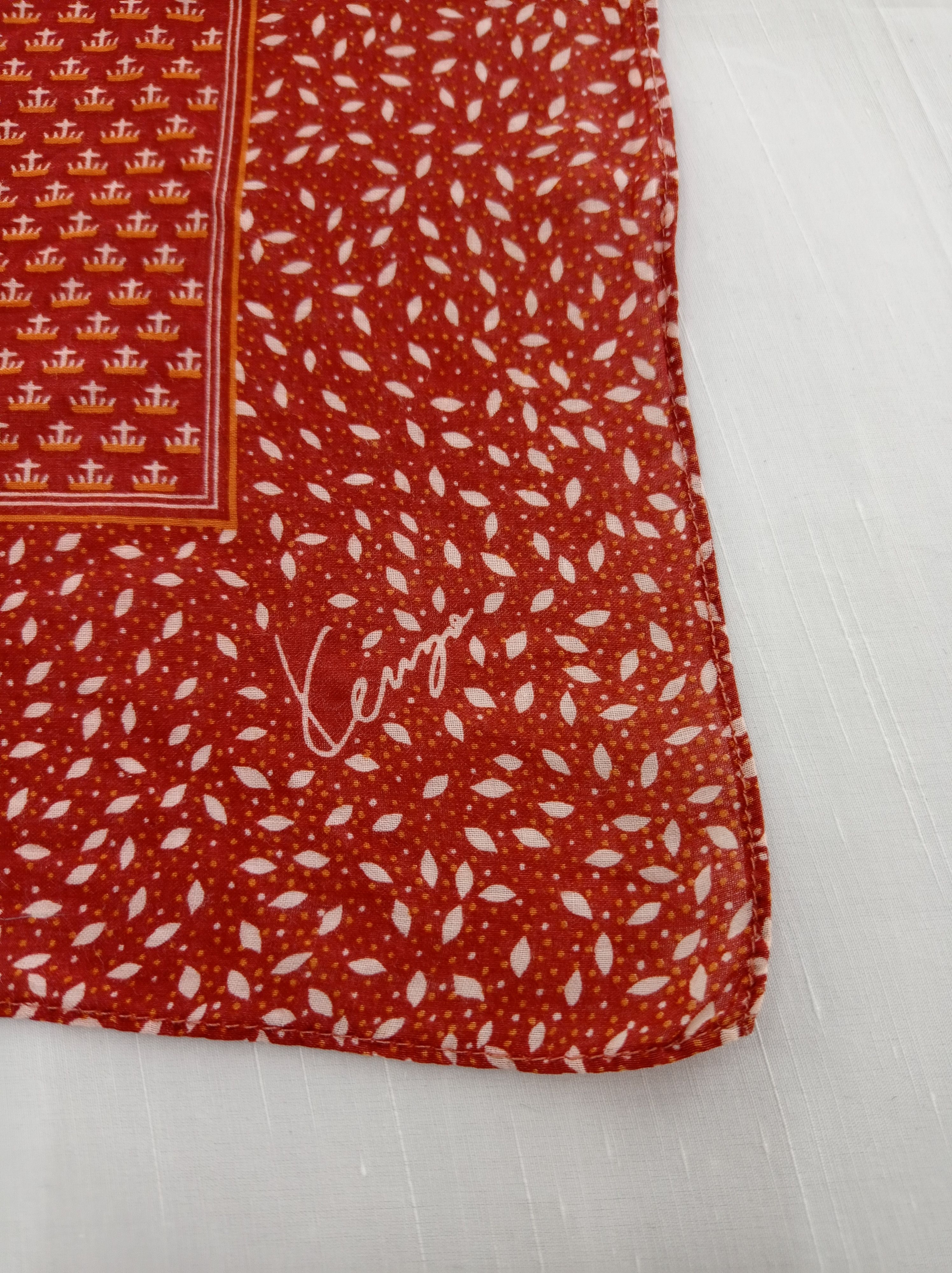 Kenzo × Vintage Kenzo Handkerchief / Neckwear / Bandana Size ONE SIZE - 4 Thumbnail