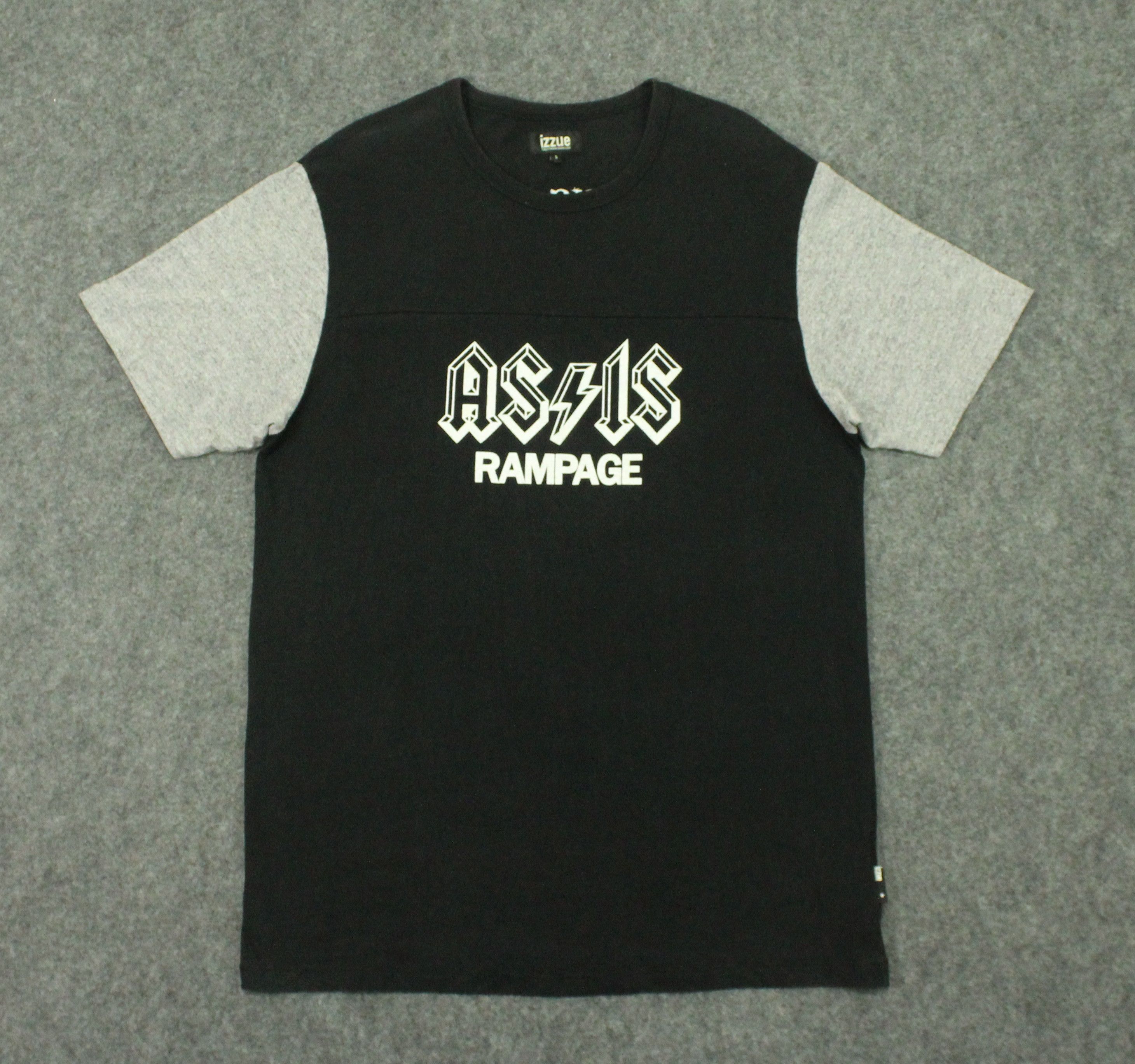 Band Tees × Japanese Brand × izzue IZZUE T Shirt Printed Embroidered Motif Black Flag Nirvana Size US L / EU 52-54 / 3 - 6 Thumbnail
