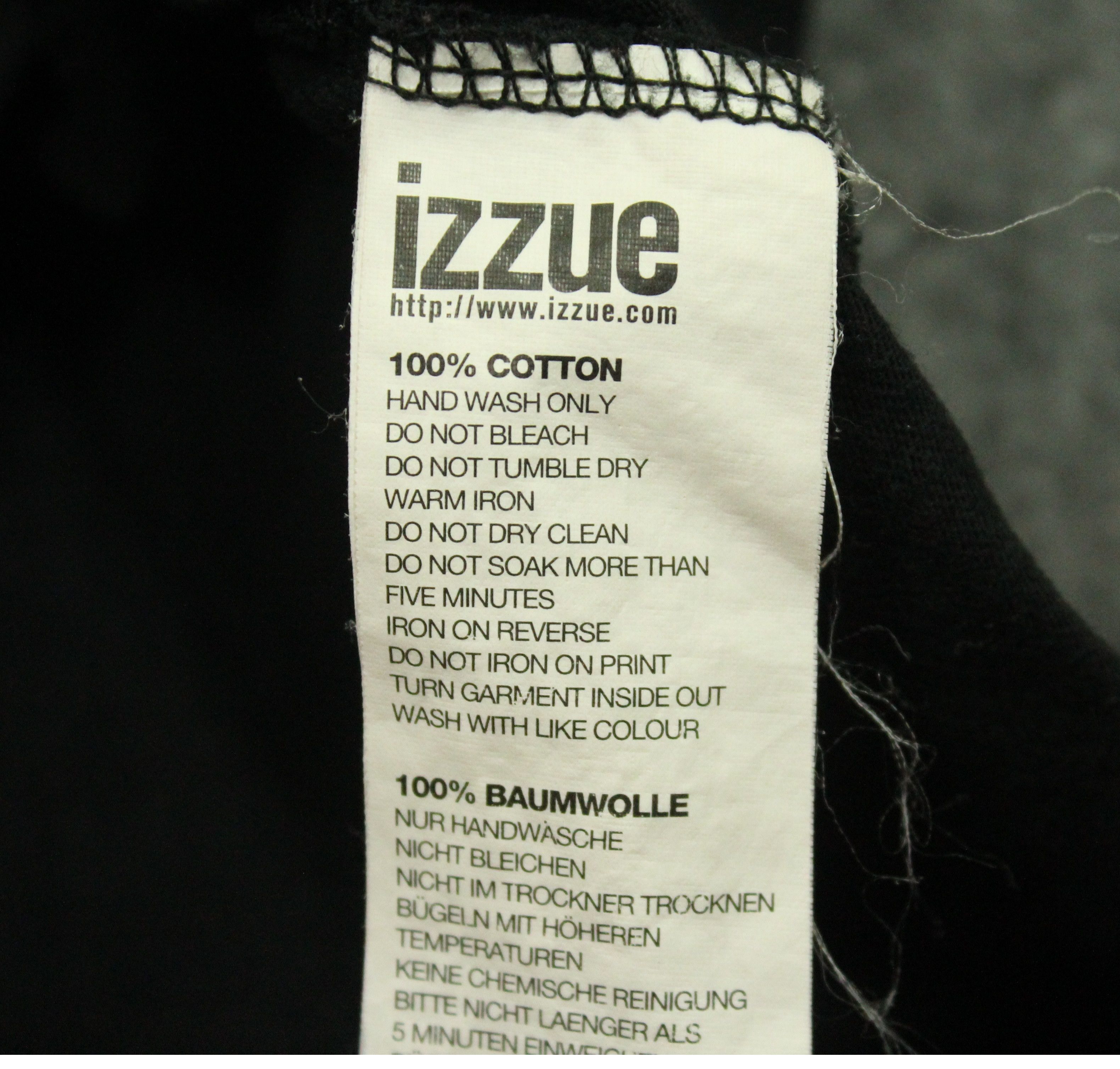 Band Tees × Japanese Brand × izzue IZZUE T Shirt Printed Embroidered Motif Black Flag Nirvana Size US L / EU 52-54 / 3 - 17 Thumbnail