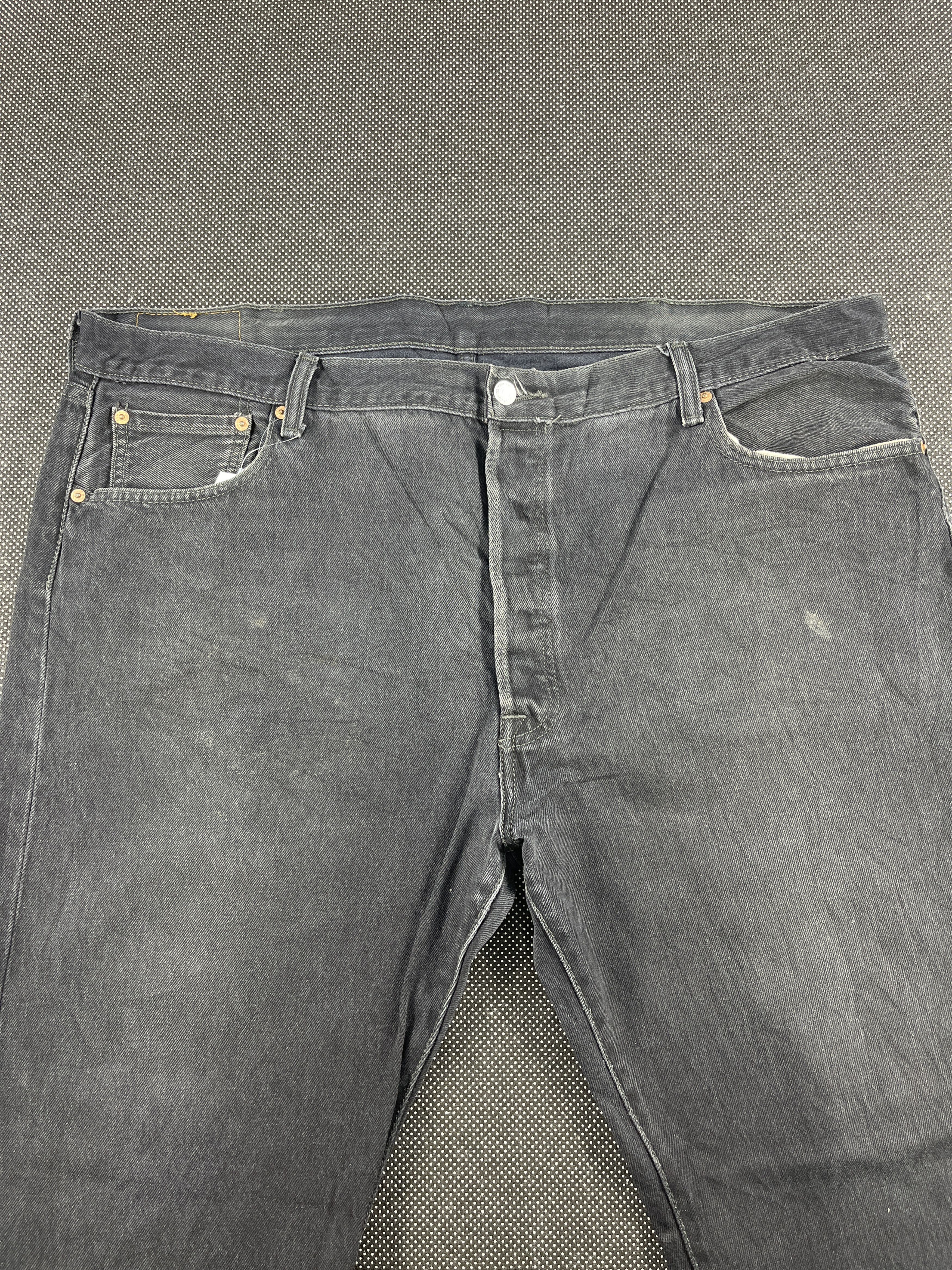Levi's × Vintage Vintage Levis 501 Jeans Black Denim - J019 Size US 44 / EU 60 - 3 Thumbnail