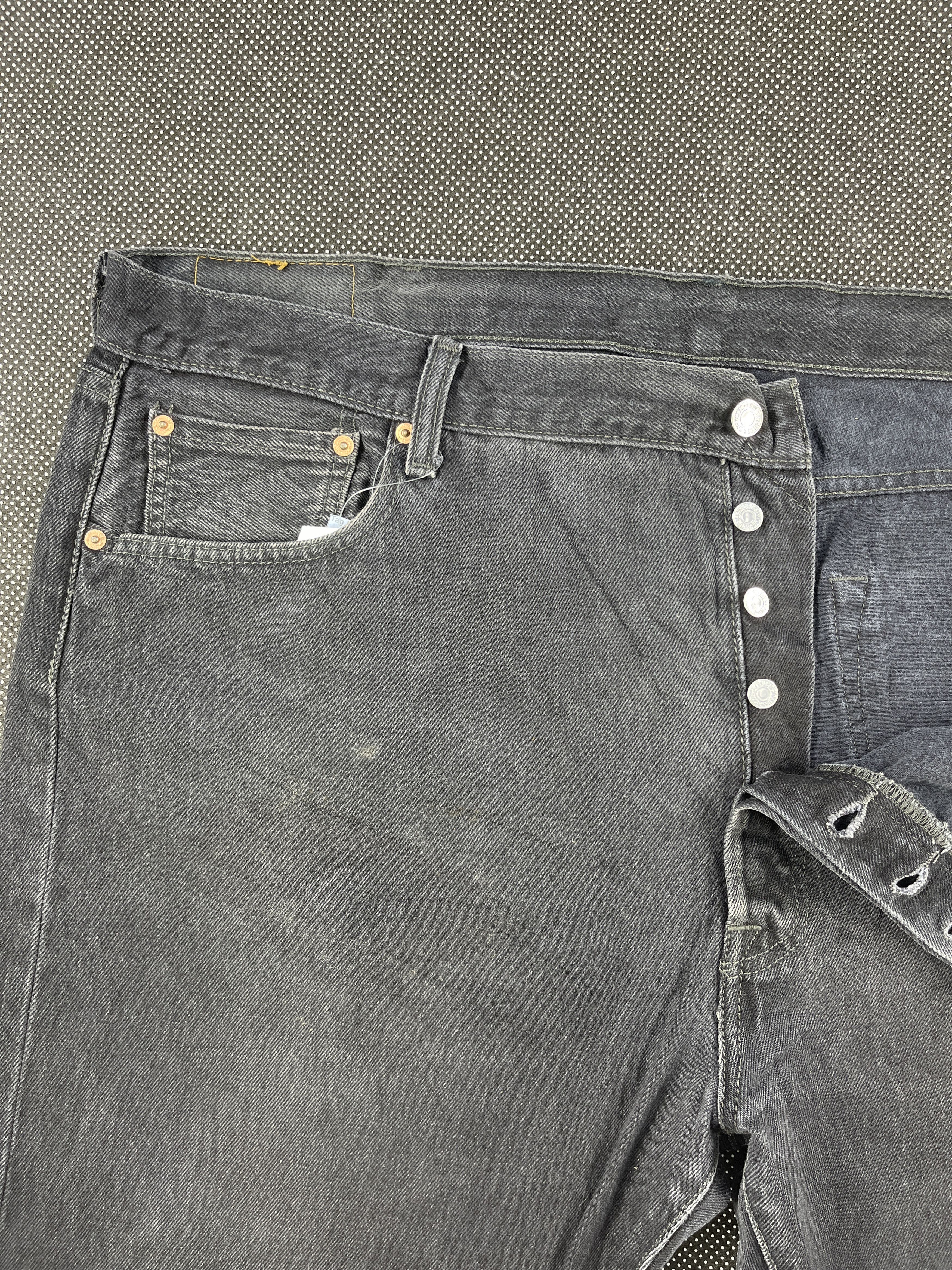 Levi's × Vintage Vintage Levis 501 Jeans Black Denim - J019 Size US 44 / EU 60 - 6 Thumbnail