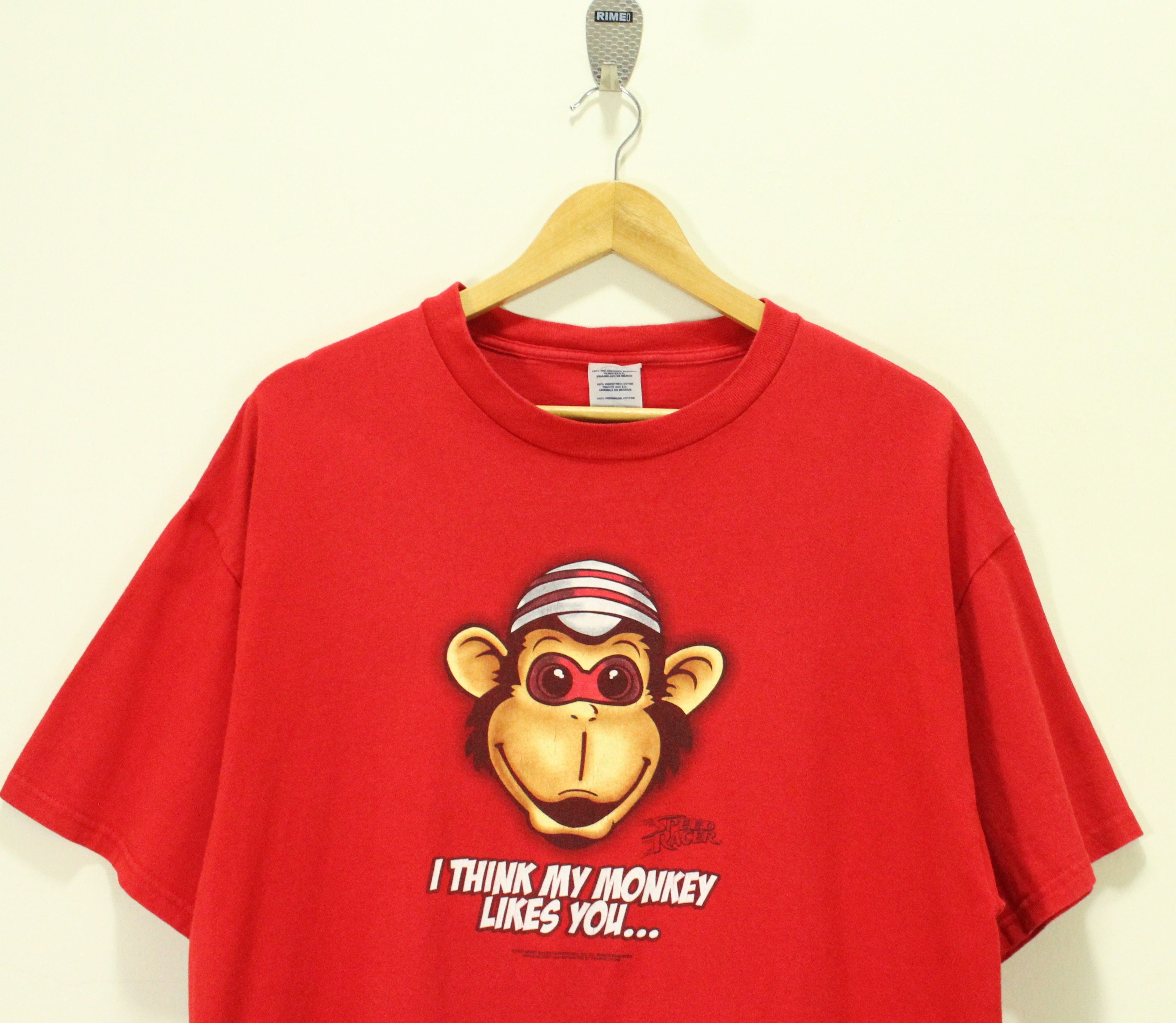 Vintage Vintage SPEED RACER T Shirt Chimpanzee Chim Chim Size US L / EU 52-54 / 3 - 2 Thumbnail