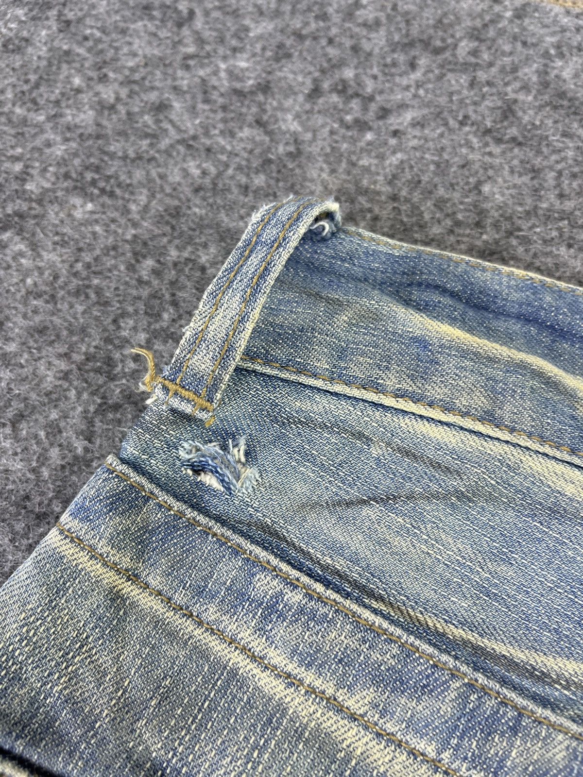 Japanese Brand Setting Cracks Multipocket Jeans J796 Size US 32 / EU 48 - 13 Thumbnail