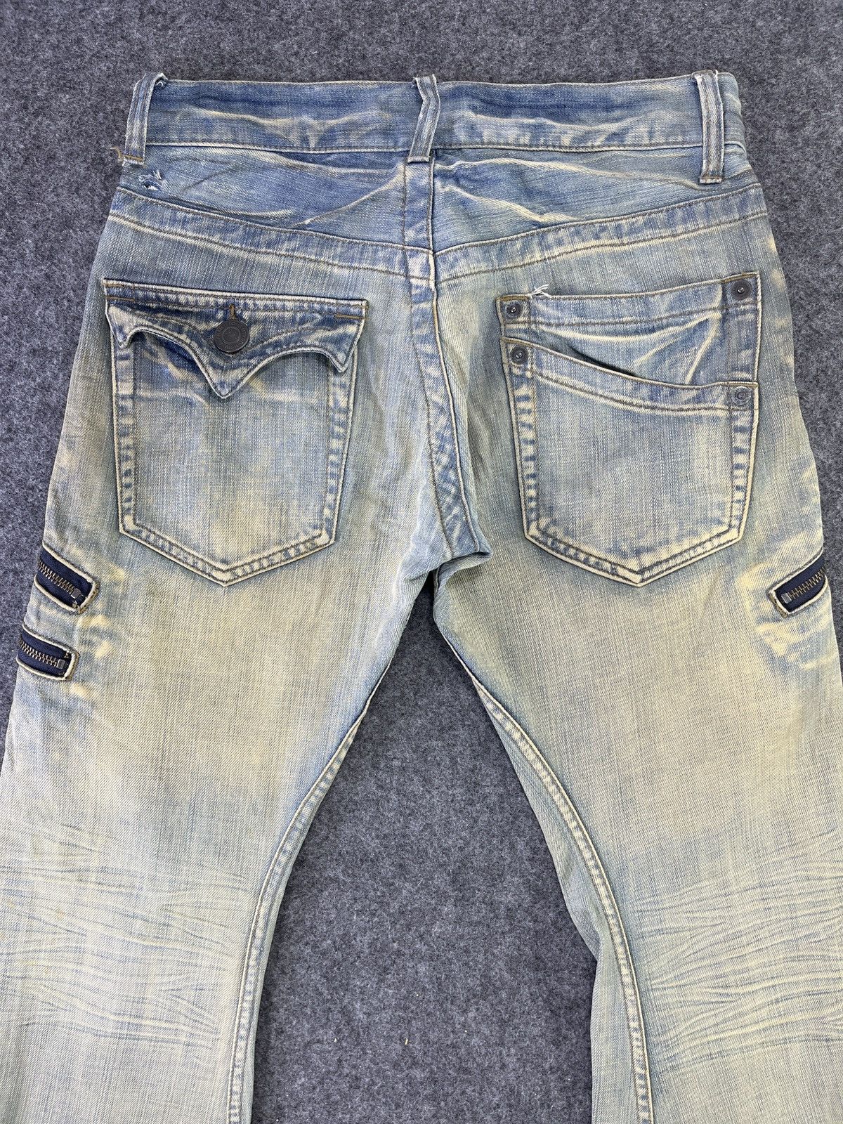 Japanese Brand Setting Cracks Multipocket Jeans J796 Size US 32 / EU 48 - 4 Thumbnail