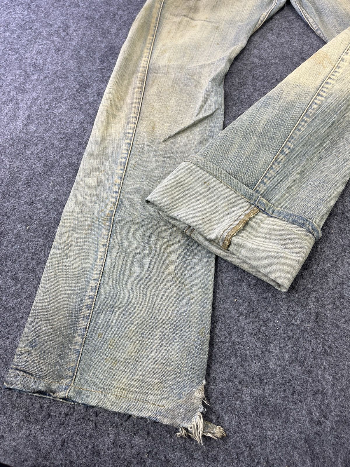Japanese Brand Setting Cracks Multipocket Jeans J796 Size US 32 / EU 48 - 11 Thumbnail