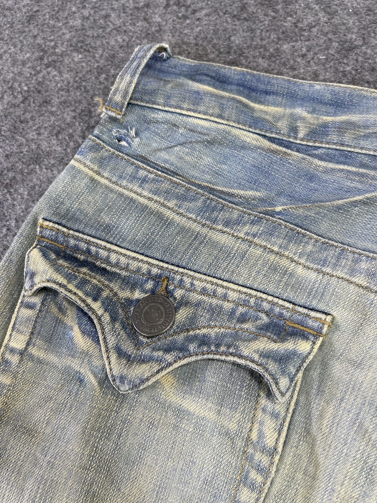 Japanese Brand Setting Cracks Multipocket Jeans J796 Size US 32 / EU 48 - 15 Thumbnail