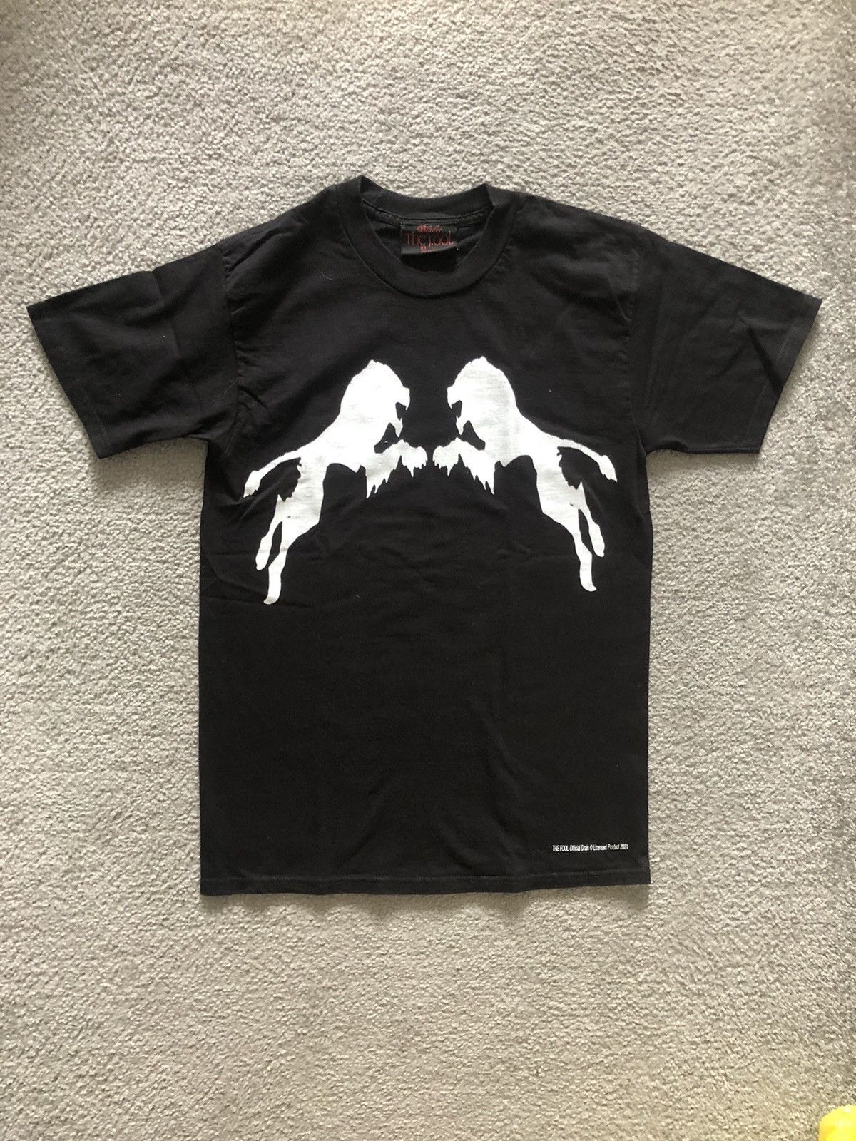Pre-owned Drain Gang 2021 Bladee The Fool Arch Tee In Black