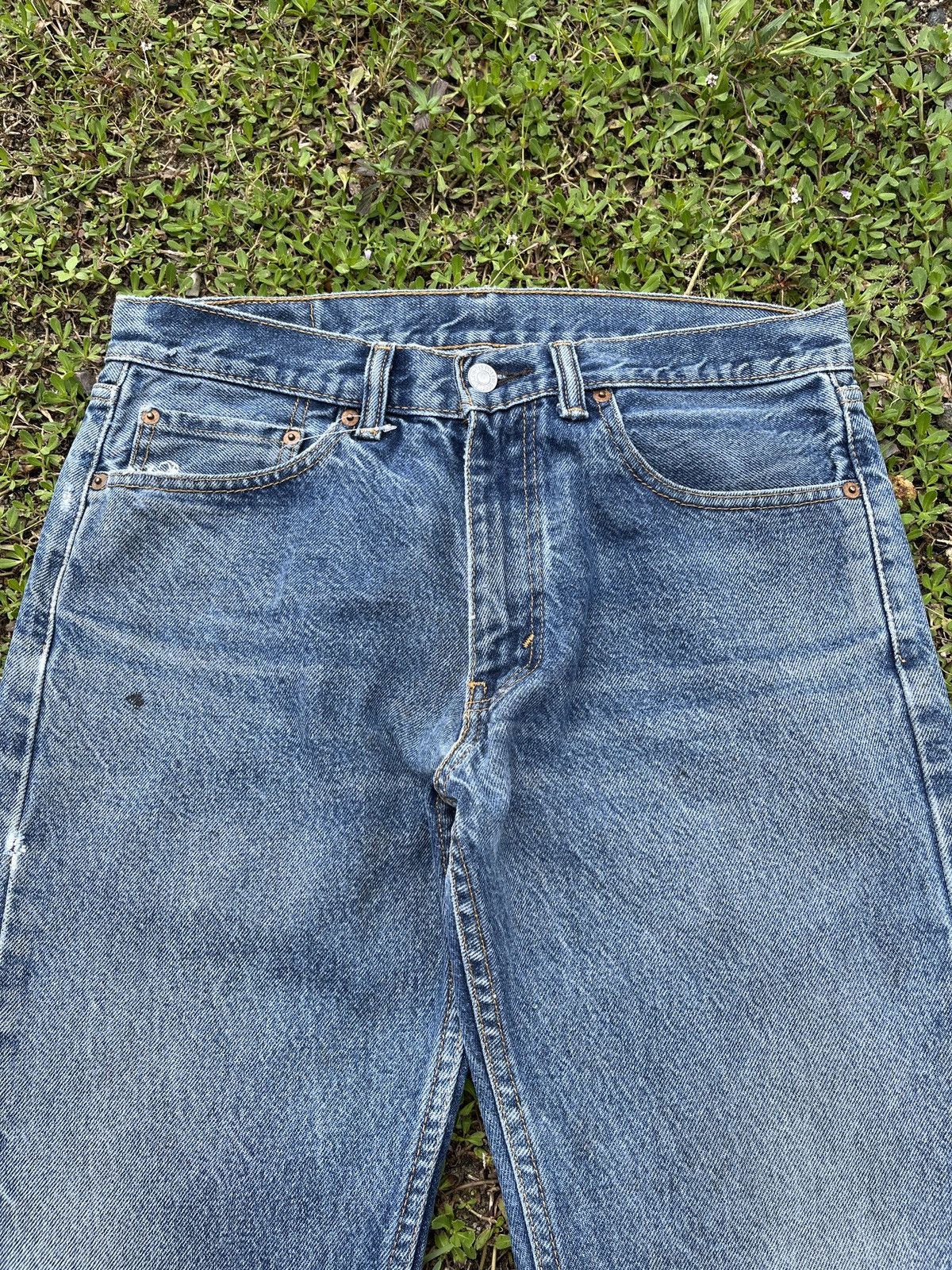 Levi's Vintage Levis 505 Stone Wash Jeans - J030 Size US 32 / EU 48 - 3 Thumbnail