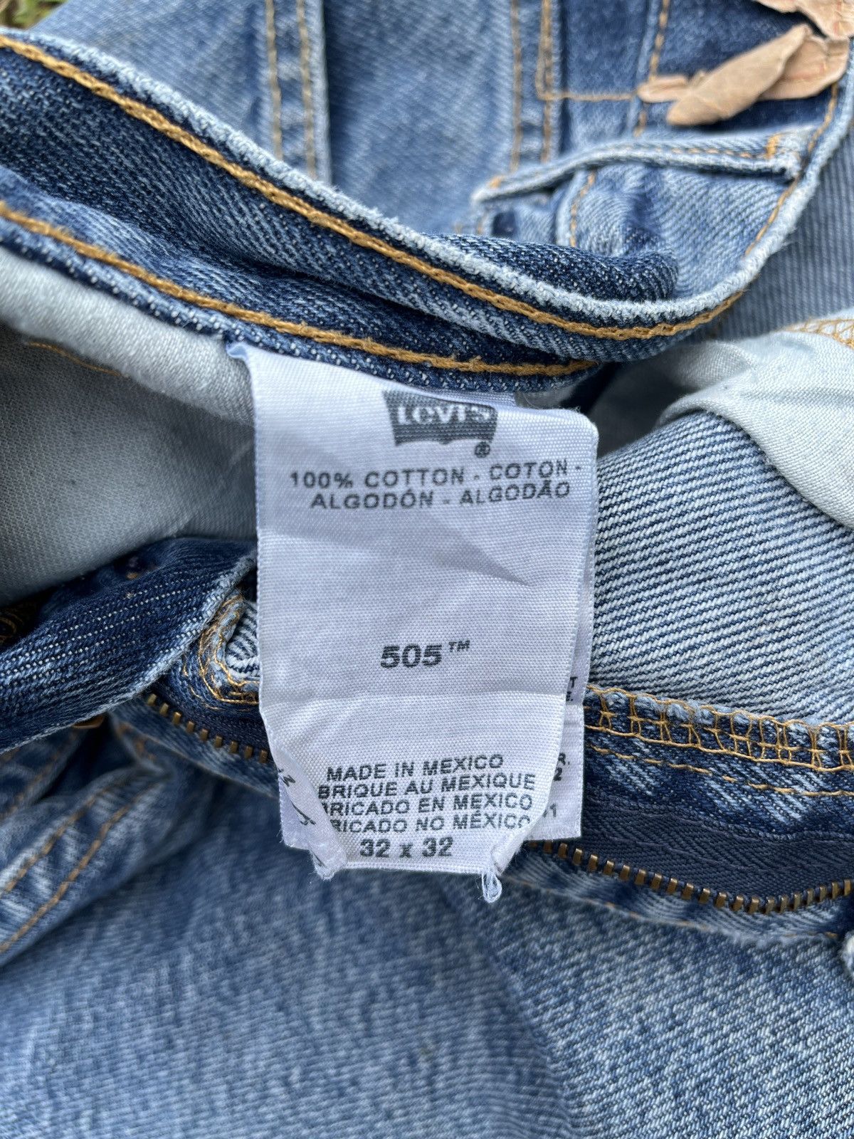 Levi's Vintage Levis 505 Stone Wash Jeans - J030 Size US 32 / EU 48 - 6 Thumbnail