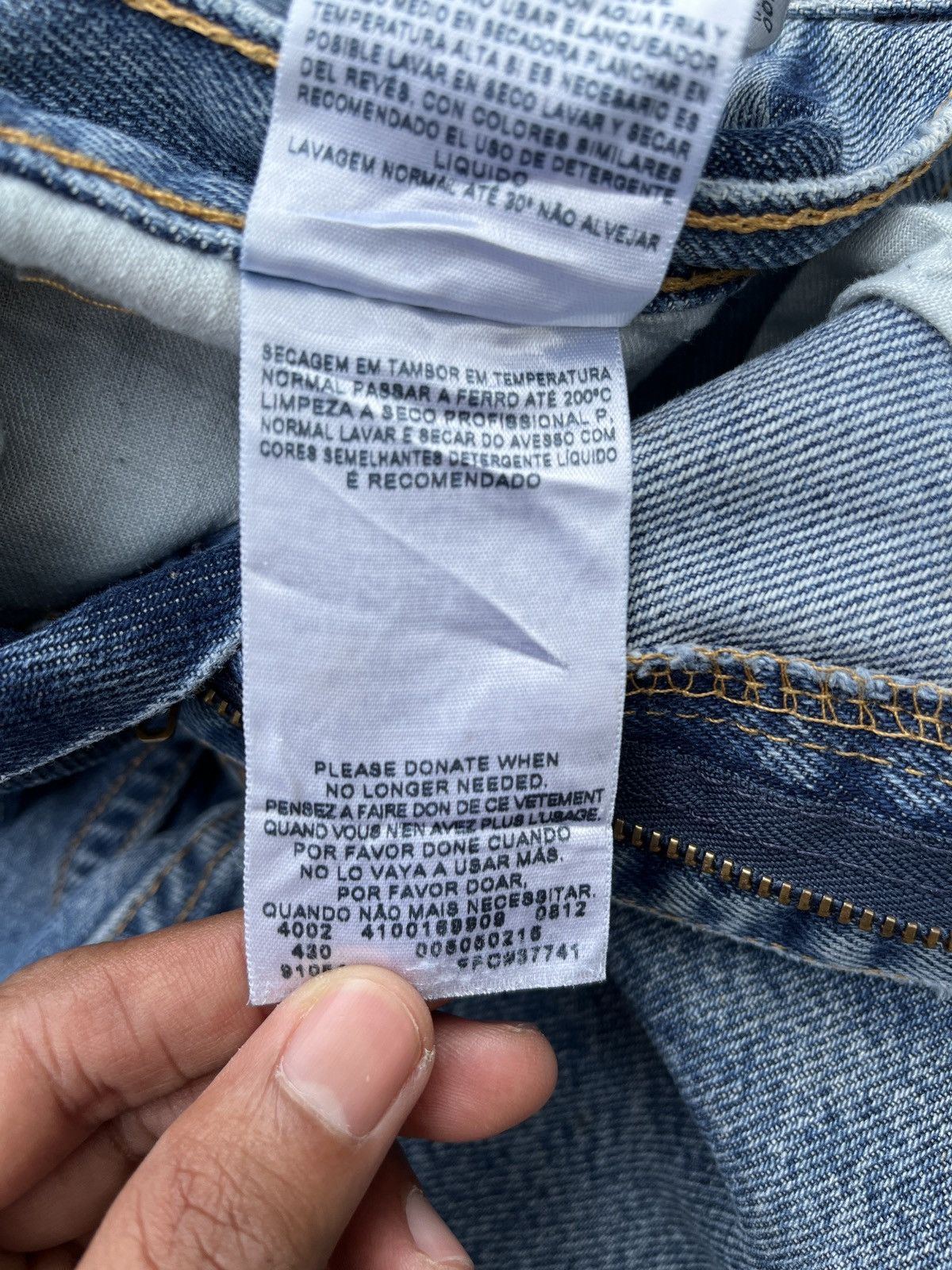 Levi's Vintage Levis 505 Stone Wash Jeans - J030 Size US 32 / EU 48 - 7 Thumbnail