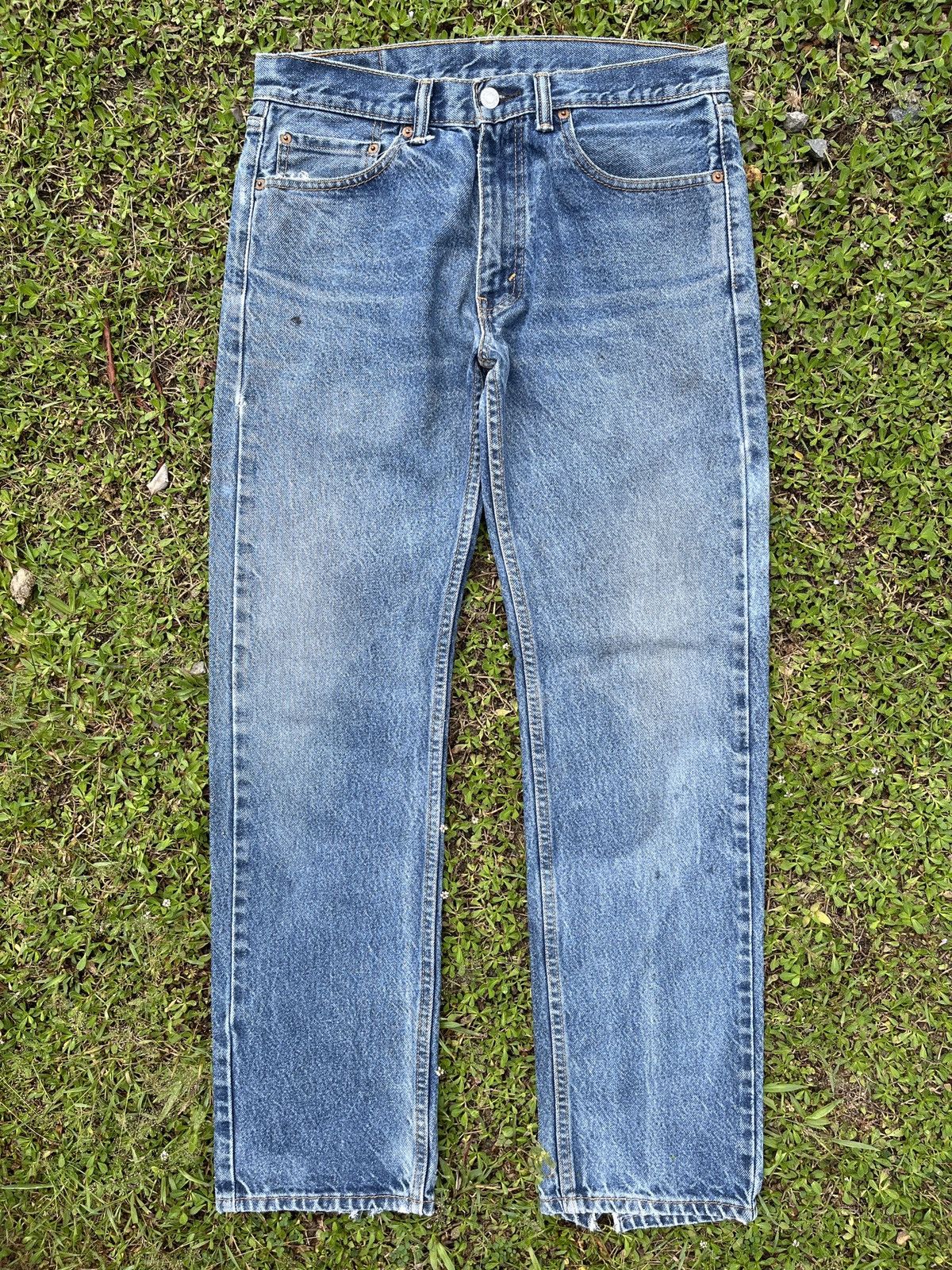 Levi's Vintage Levis 505 Stone Wash Jeans - J030 Size US 32 / EU 48 - 1 Thumbnail