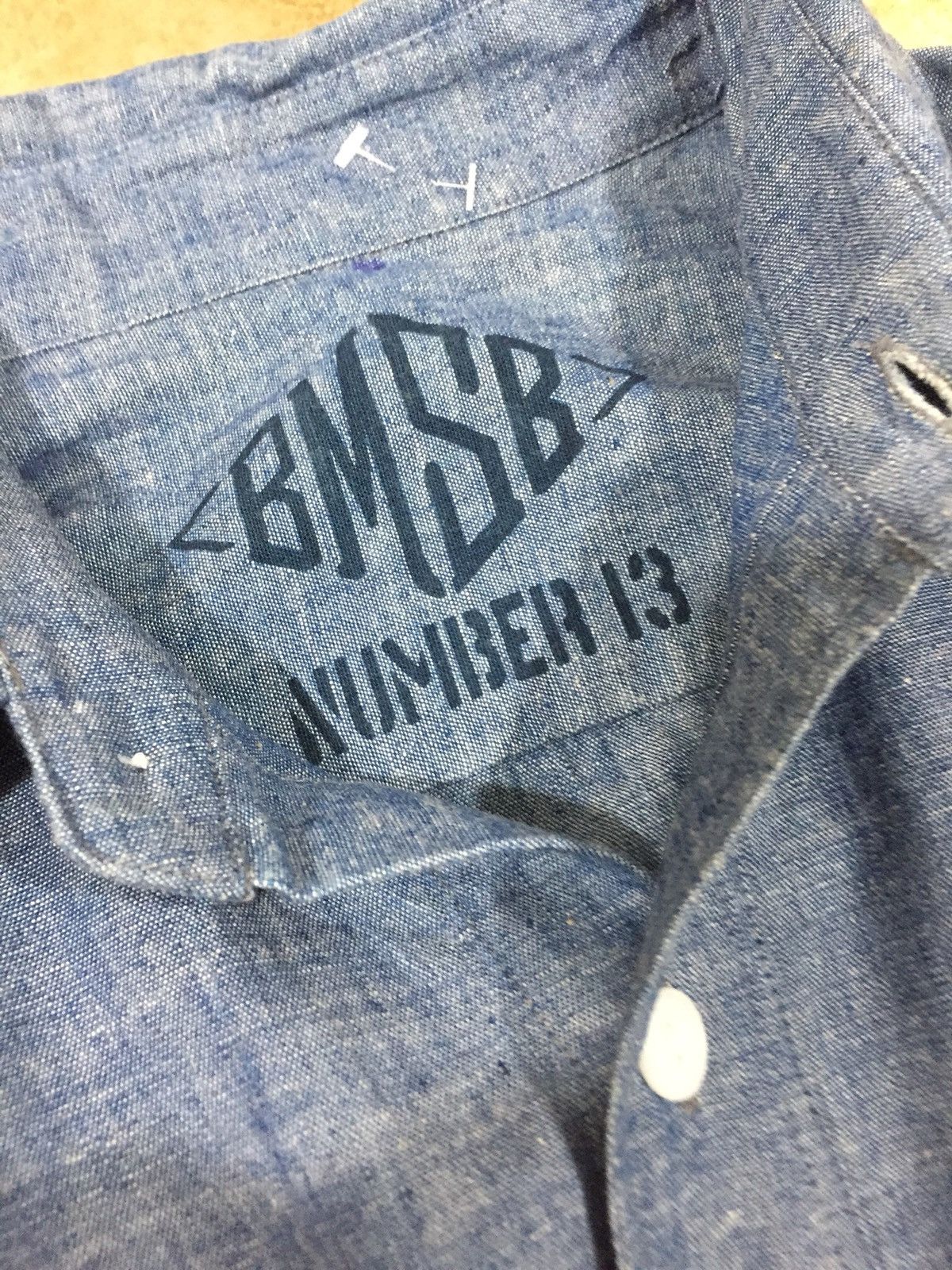 Beams Plus Beams Plus 10th Anniversary 2006 Chambray workers union made Size US XXS / EU 40 - 3 Thumbnail
