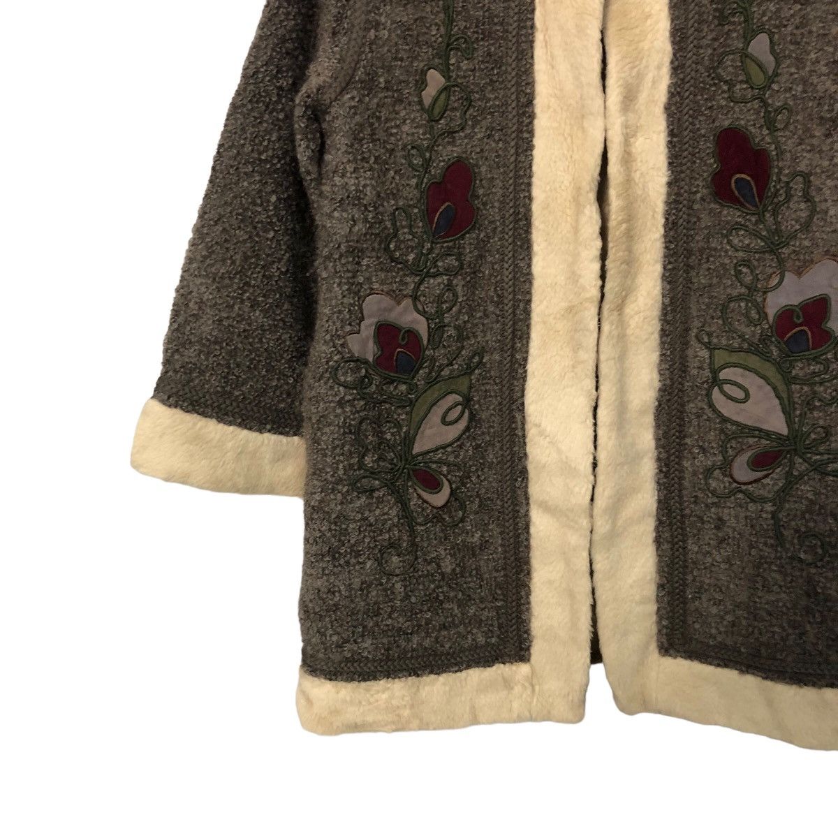 Japanese Brand Vintage Bonaaru Sherpa Coat Jacket Size S / US 4 / IT 40 - 3 Thumbnail