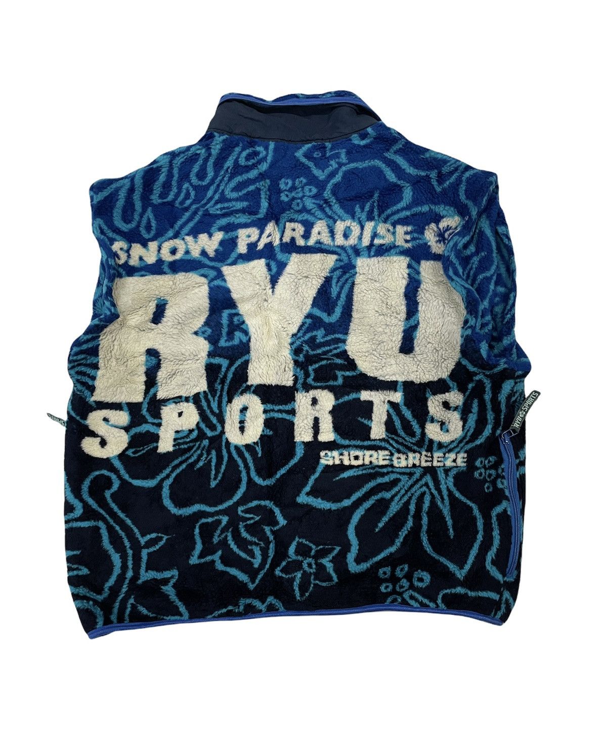 Vintage Snow paradise RYU SPORTS Shore Breeze Vintage big logo mens Size US XL / EU 56 / 4 - 7 Thumbnail