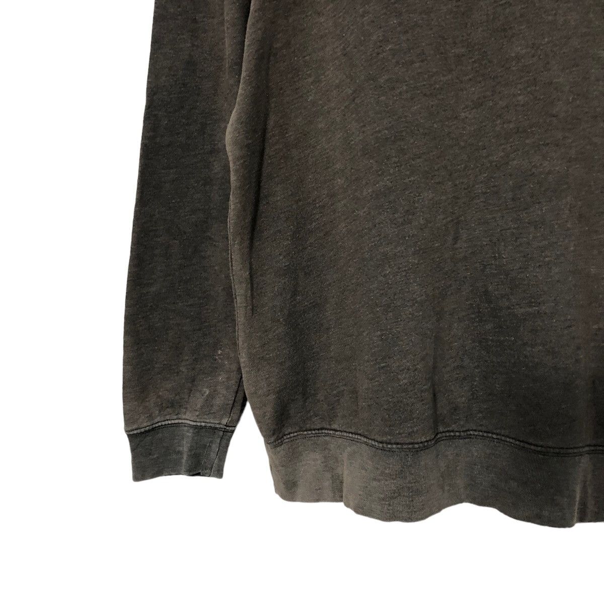 Vintage Gap Spell Out Big Logo Faded Black Hoodie Sweatshirt