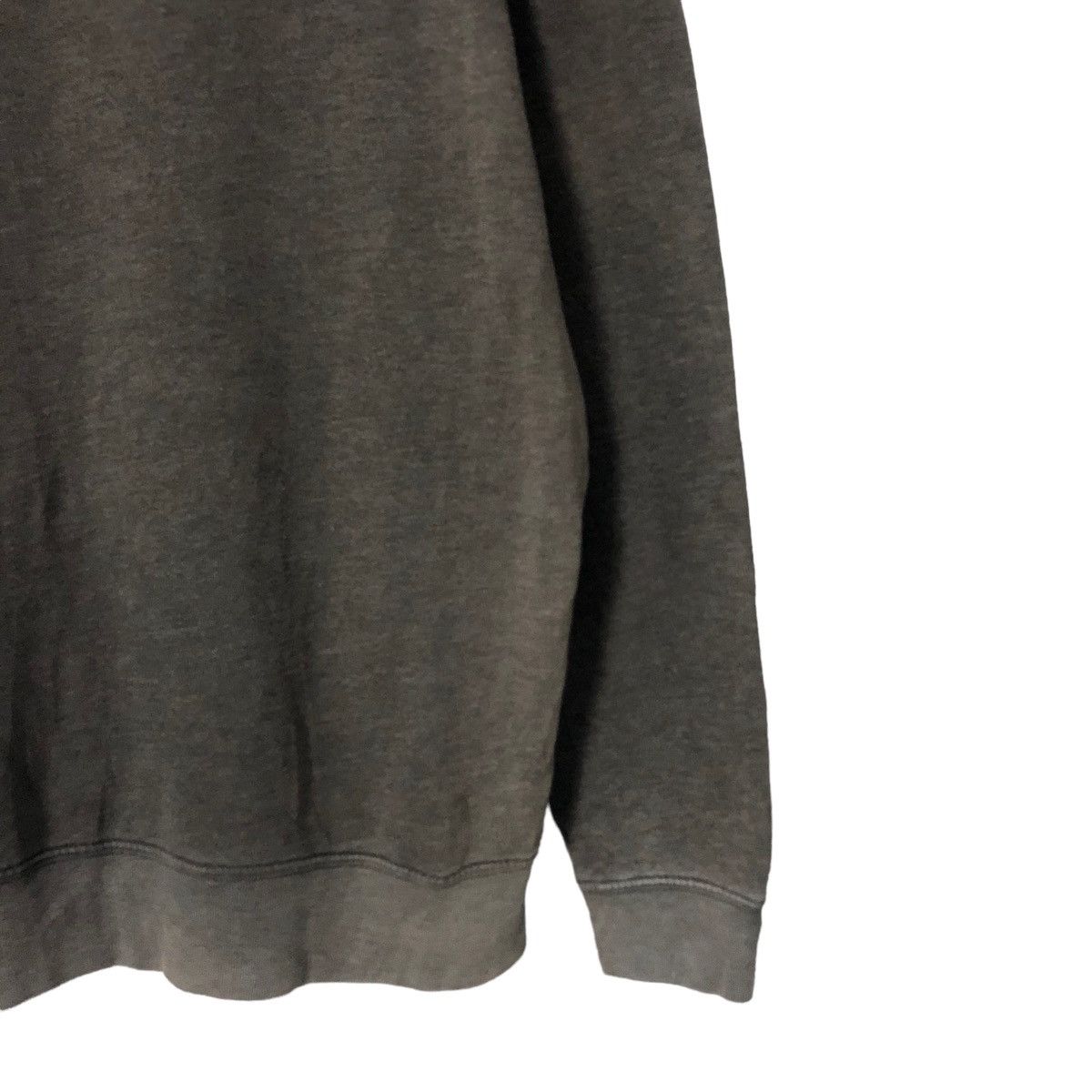 Vintage Gap Spell Out Big Logo Faded Black Hoodie Sweatshirt