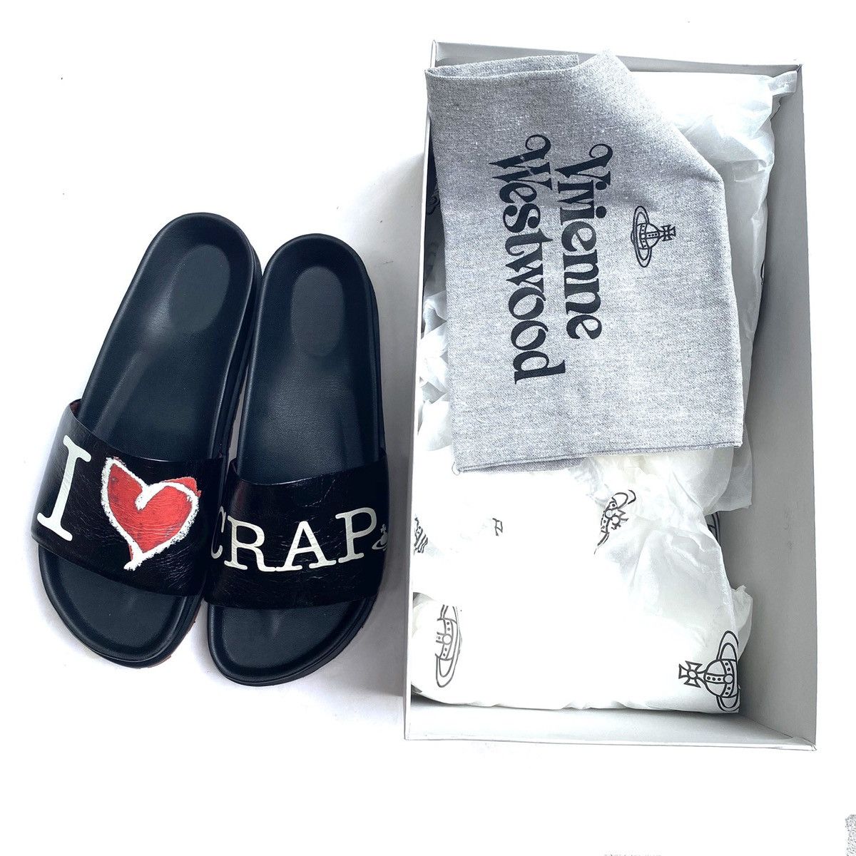 Vivienne Westwood VW I Love Crap Slide Size US 9 / EU 42 - 2 Thumbnail