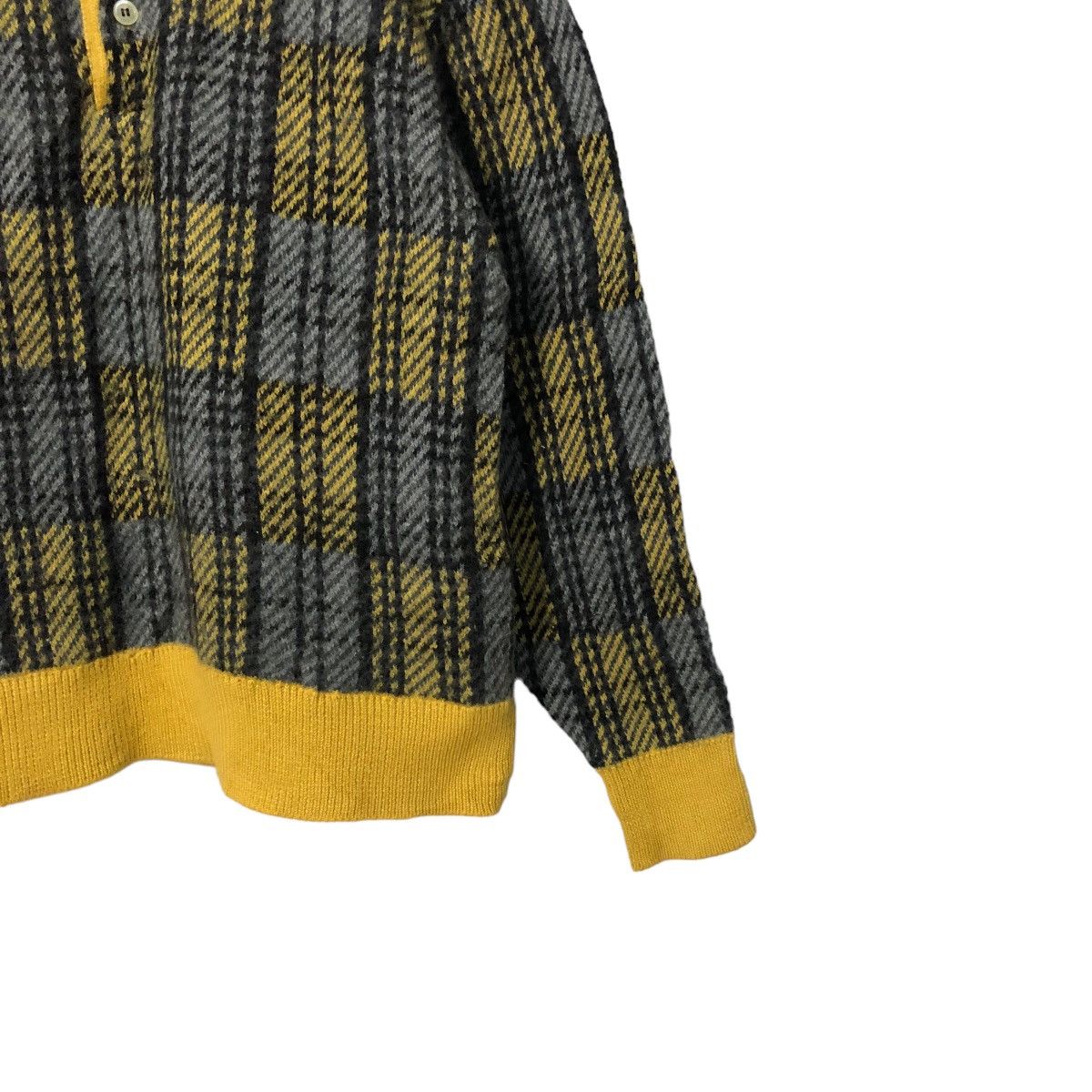 Dunlop Vintage Dunlop Plaid Polo Sweatshirt Size S / US 4 / IT 40 - 2 Thumbnail