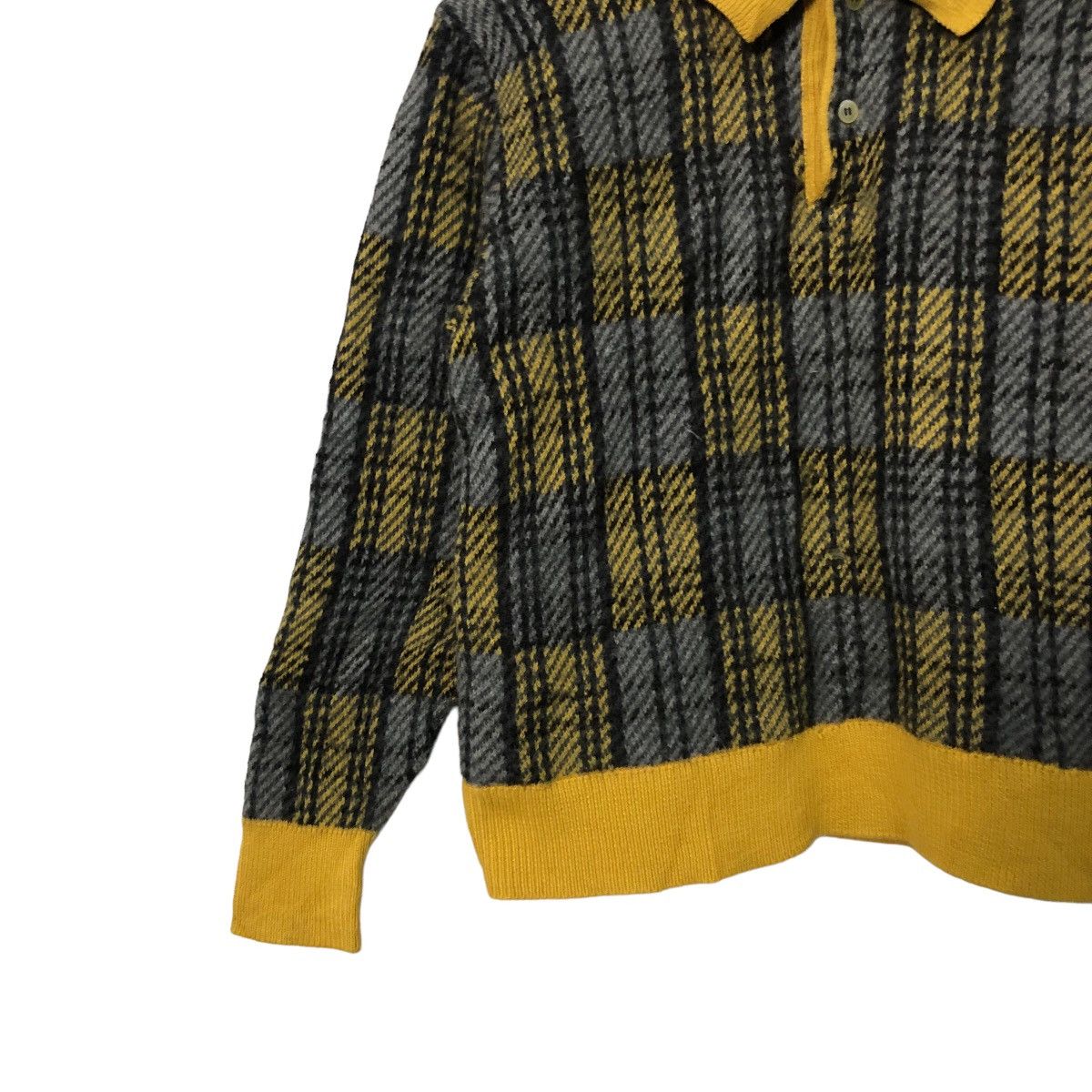 Dunlop Vintage Dunlop Plaid Polo Sweatshirt Size S / US 4 / IT 40 - 3 Thumbnail