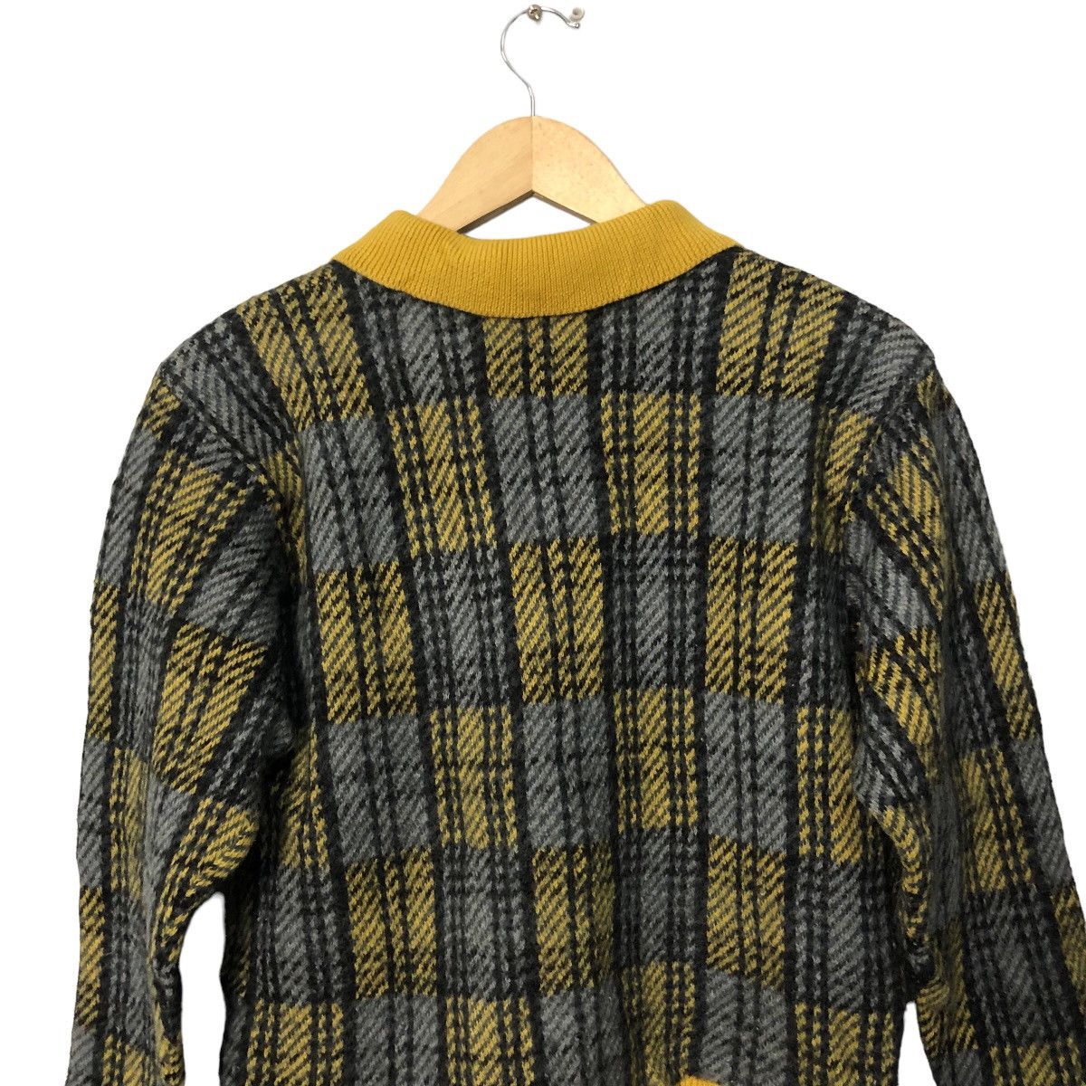 Dunlop Vintage Dunlop Plaid Polo Sweatshirt Size S / US 4 / IT 40 - 8 Thumbnail