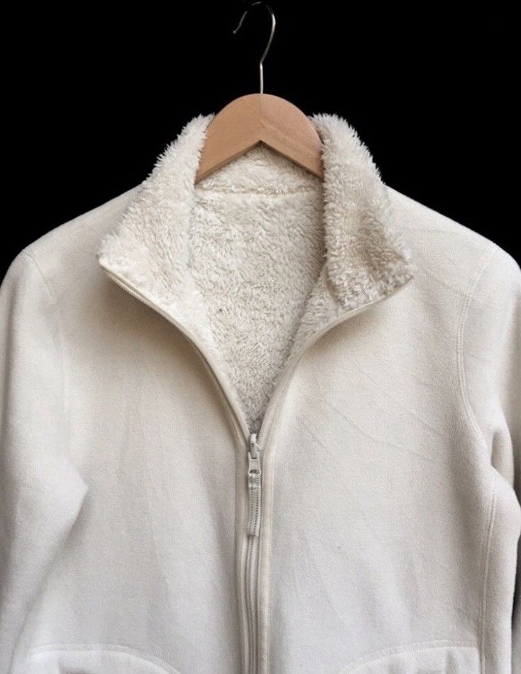 Japanese Brand 🔥Nice Fleece Sherpa White Jacket Size US S / EU 44-46 / 1 - 3 Thumbnail