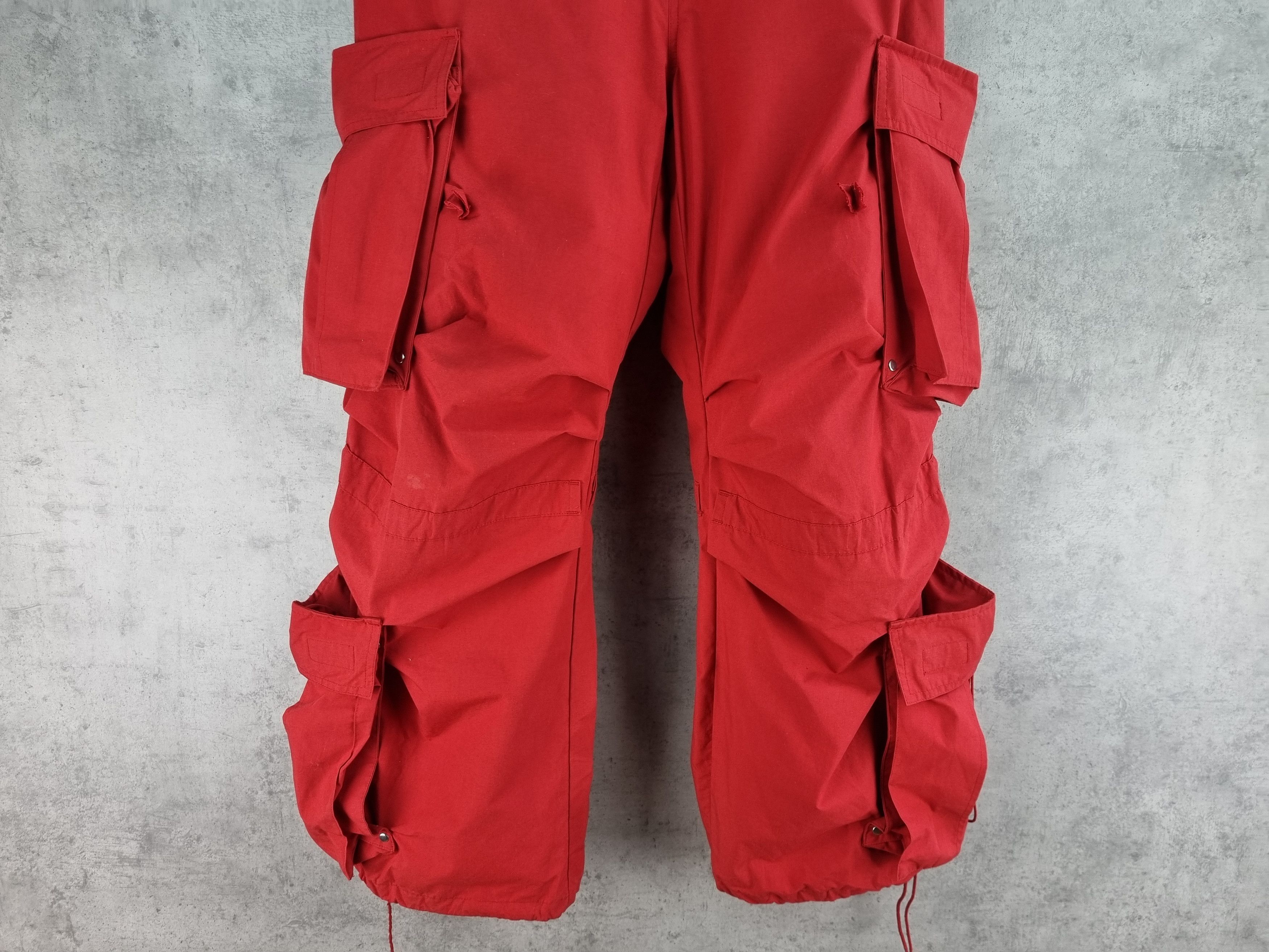 Japanese Brand × Seditionaries Rare Double Cargo Parachute Pants 4 pockets Size US 31 - 3 Thumbnail