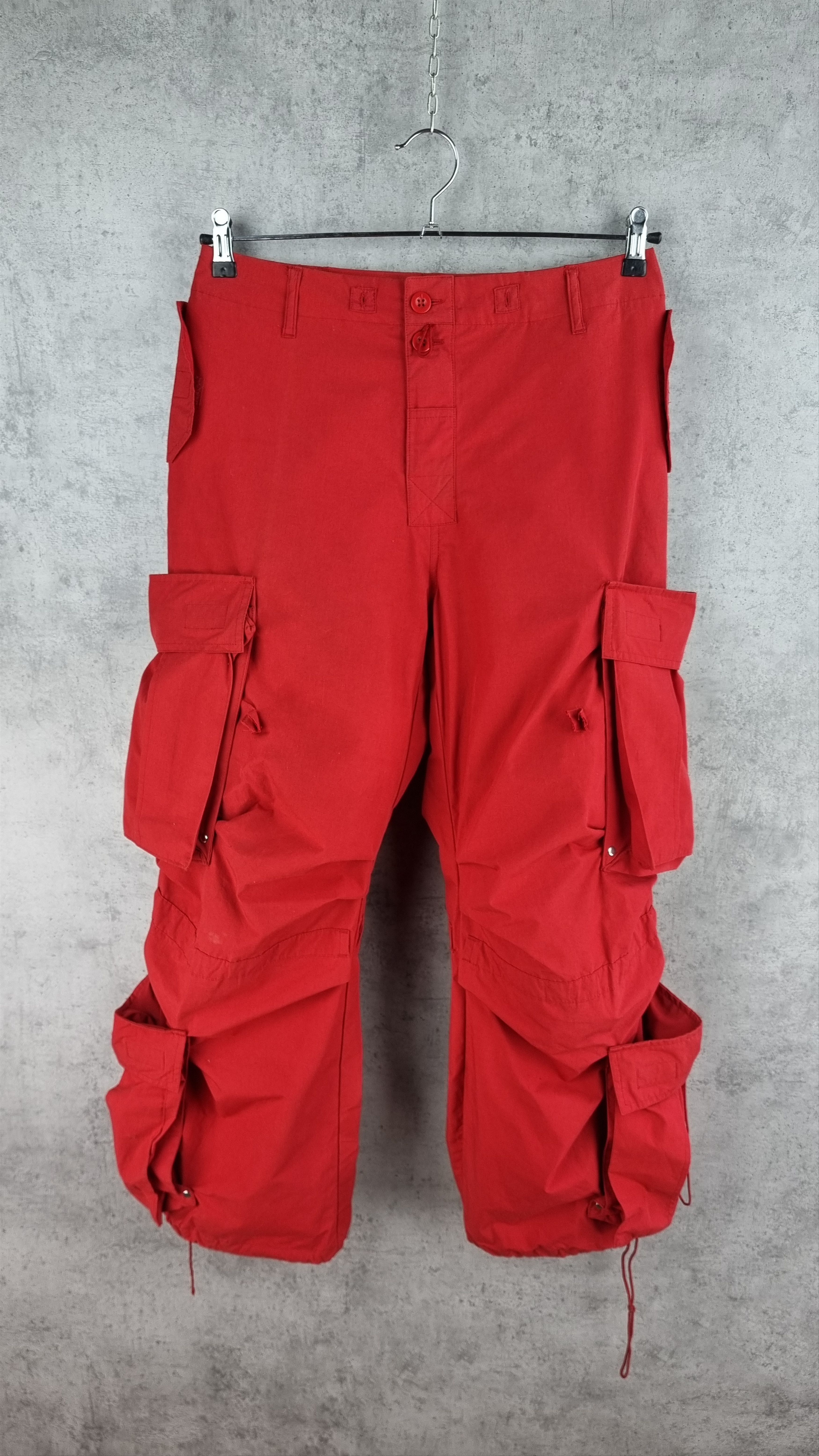 Japanese Brand × Seditionaries Rare Double Cargo Parachute Pants 4 pockets Size US 31 - 6 Thumbnail
