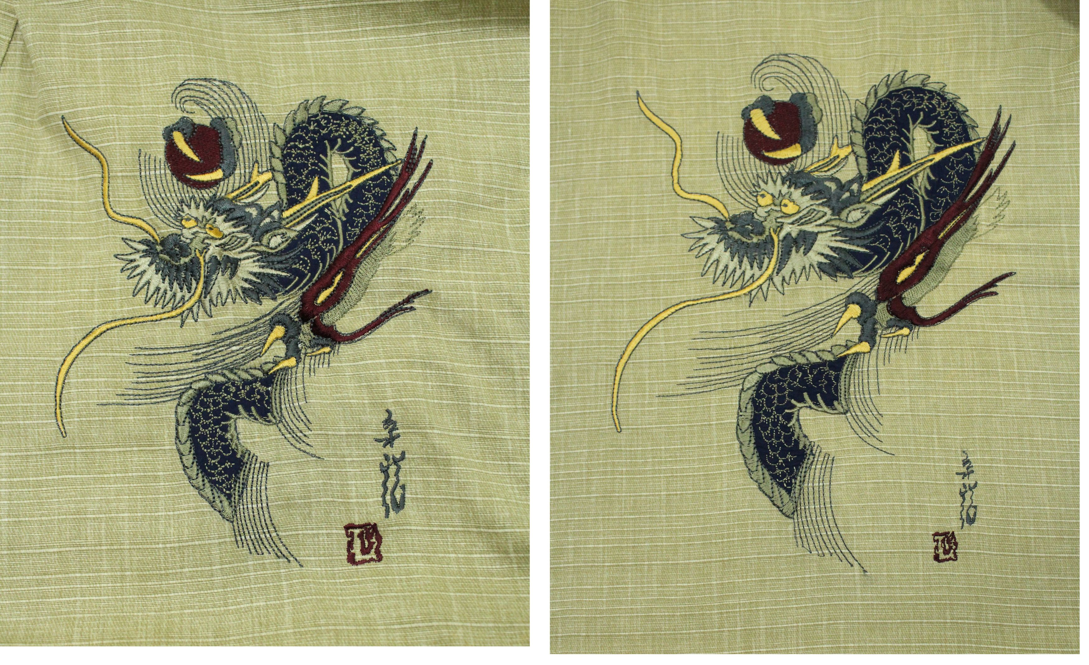 Japanese Brand KIMONO JACKET Dragon Embroidery Sanjuro Souvenir Jacket Size US M / EU 48-50 / 2 - 5 Thumbnail