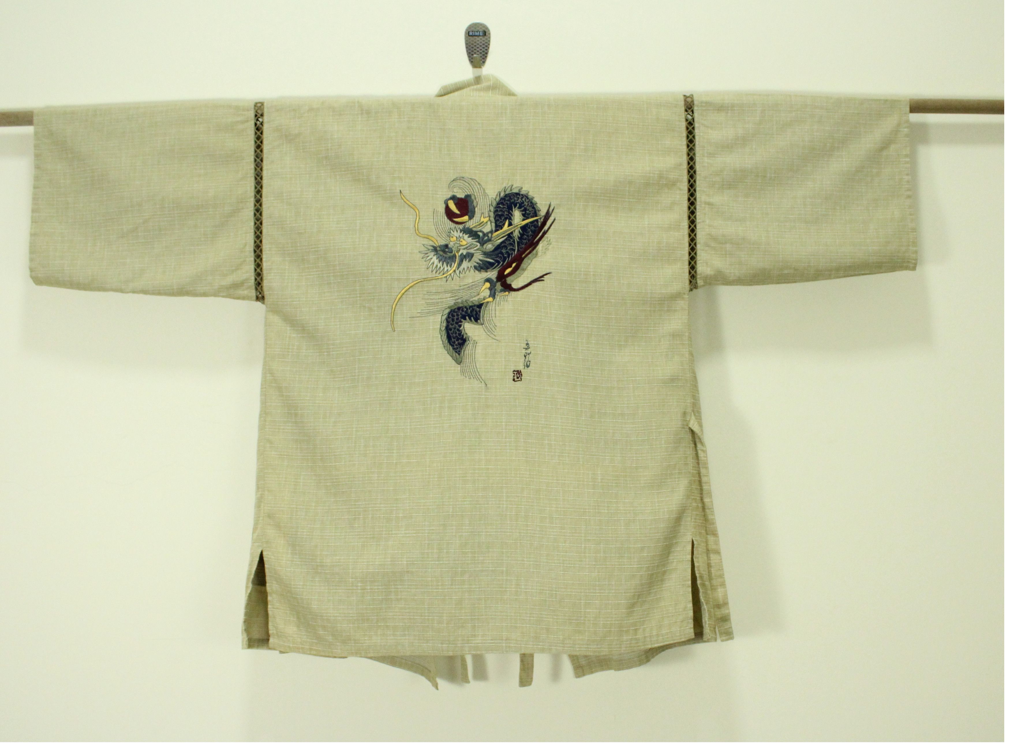 Japanese Brand KIMONO JACKET Dragon Embroidery Sanjuro Souvenir Jacket Size US M / EU 48-50 / 2 - 2 Thumbnail