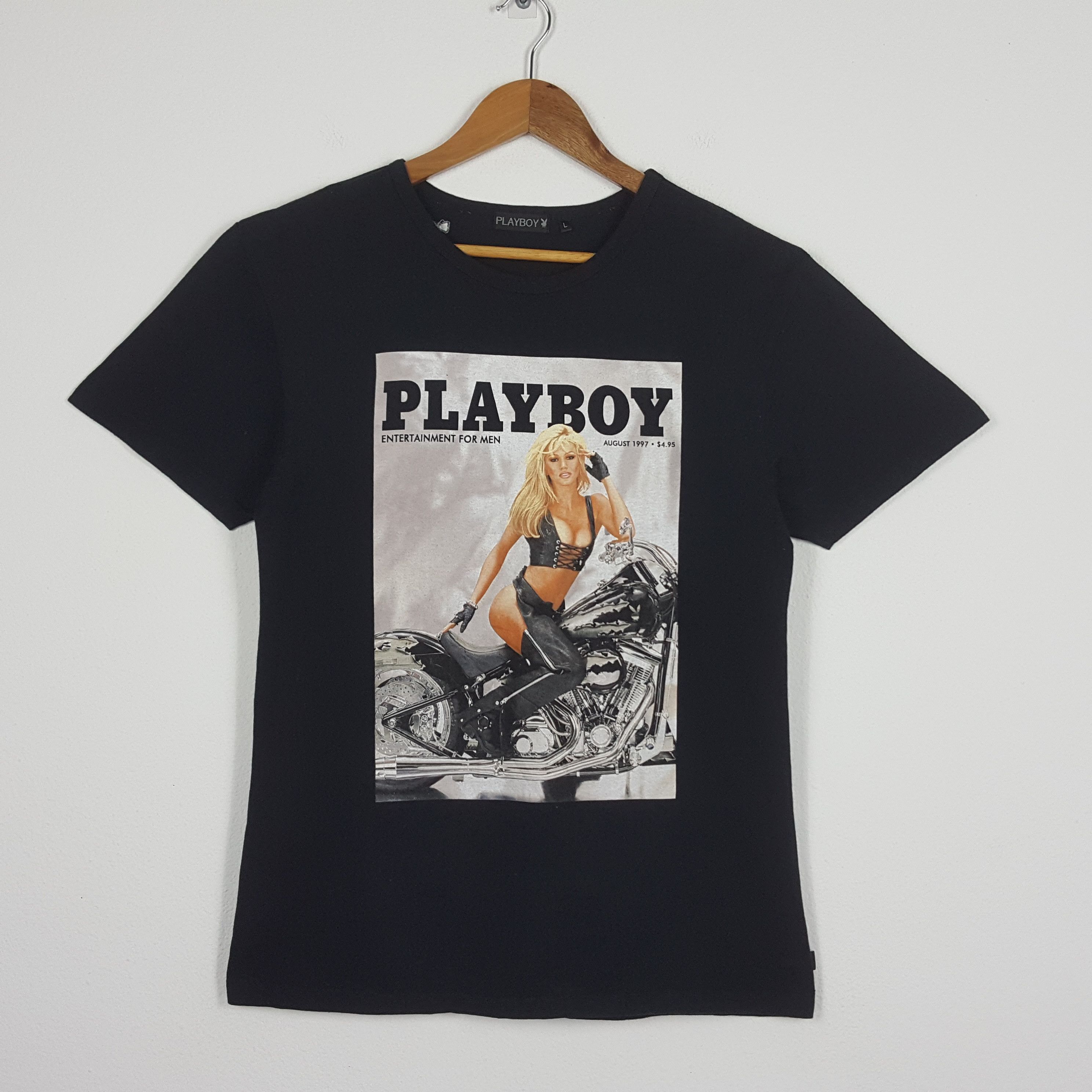 Playboy × Vintage Vintage PLAYBOY Entertainment For Man 1997 Magazine T-Shirt Size US M / EU 48-50 / 2 - 1 Thumbnail