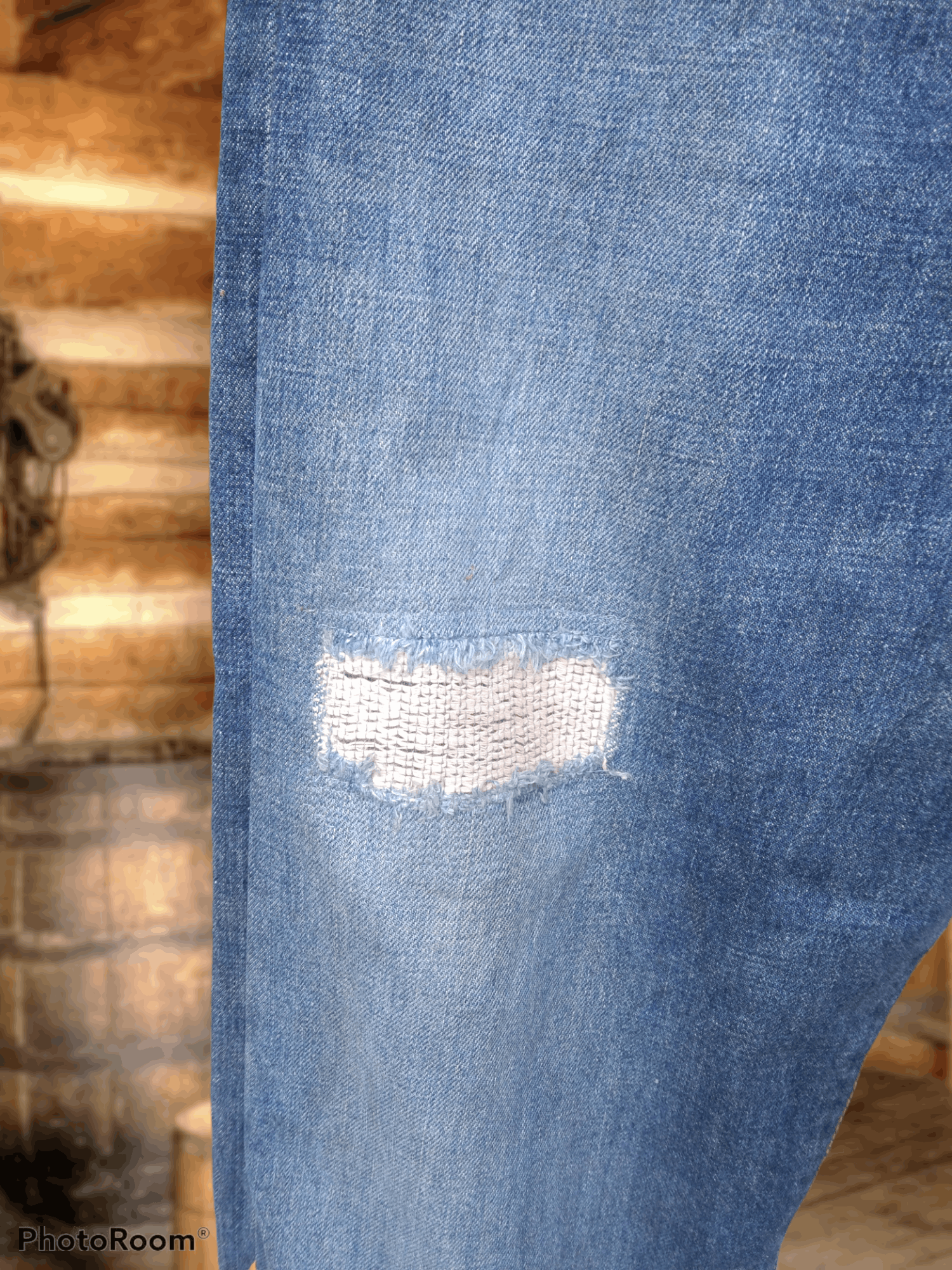 VINTAGE EDWIN 505 SELVEDGE JEANS JAPAN DISTRESSED