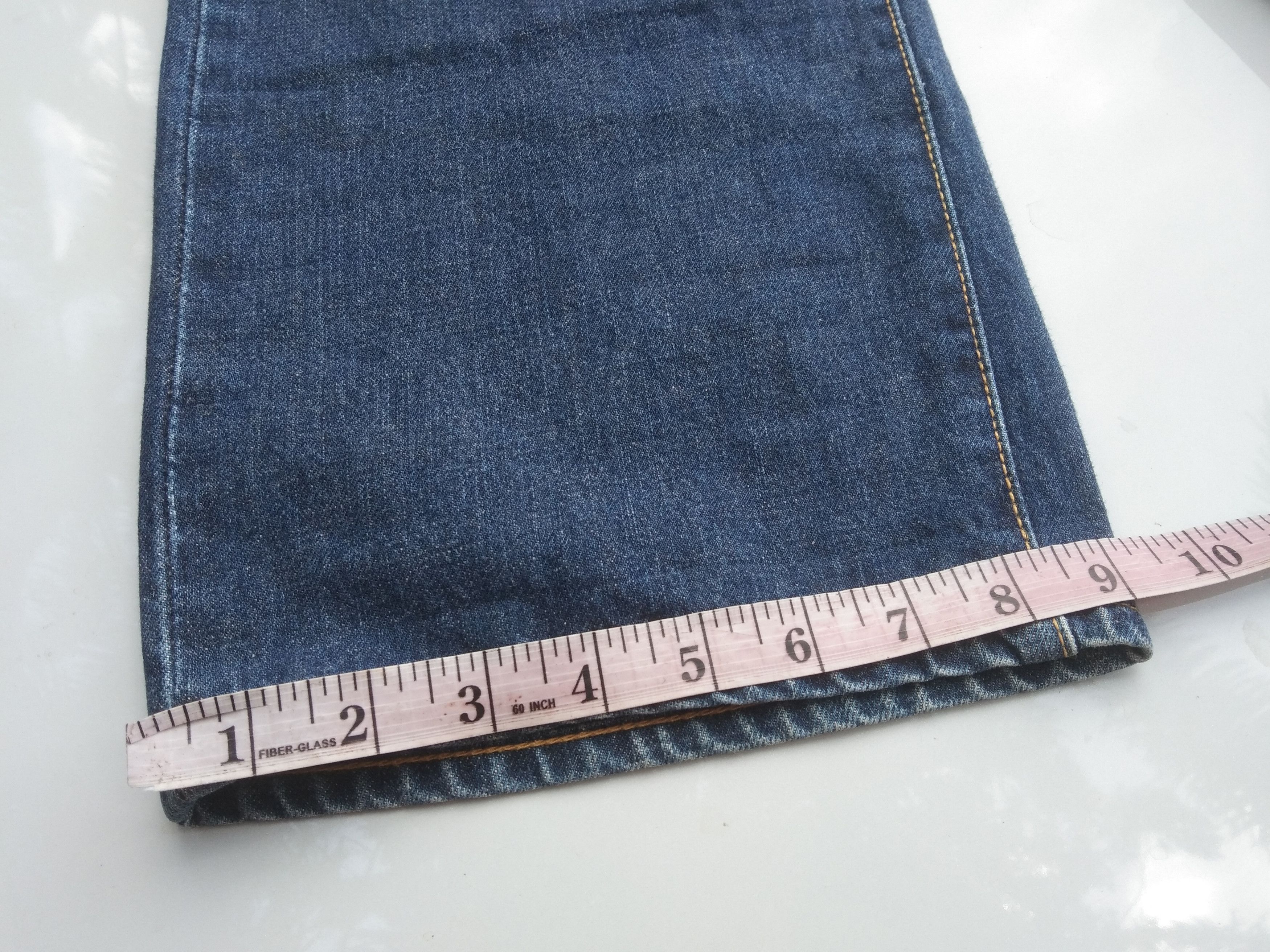 VINTAGE EDWIN 505 SELVEDGE JEANS JAPAN DISTRESSED